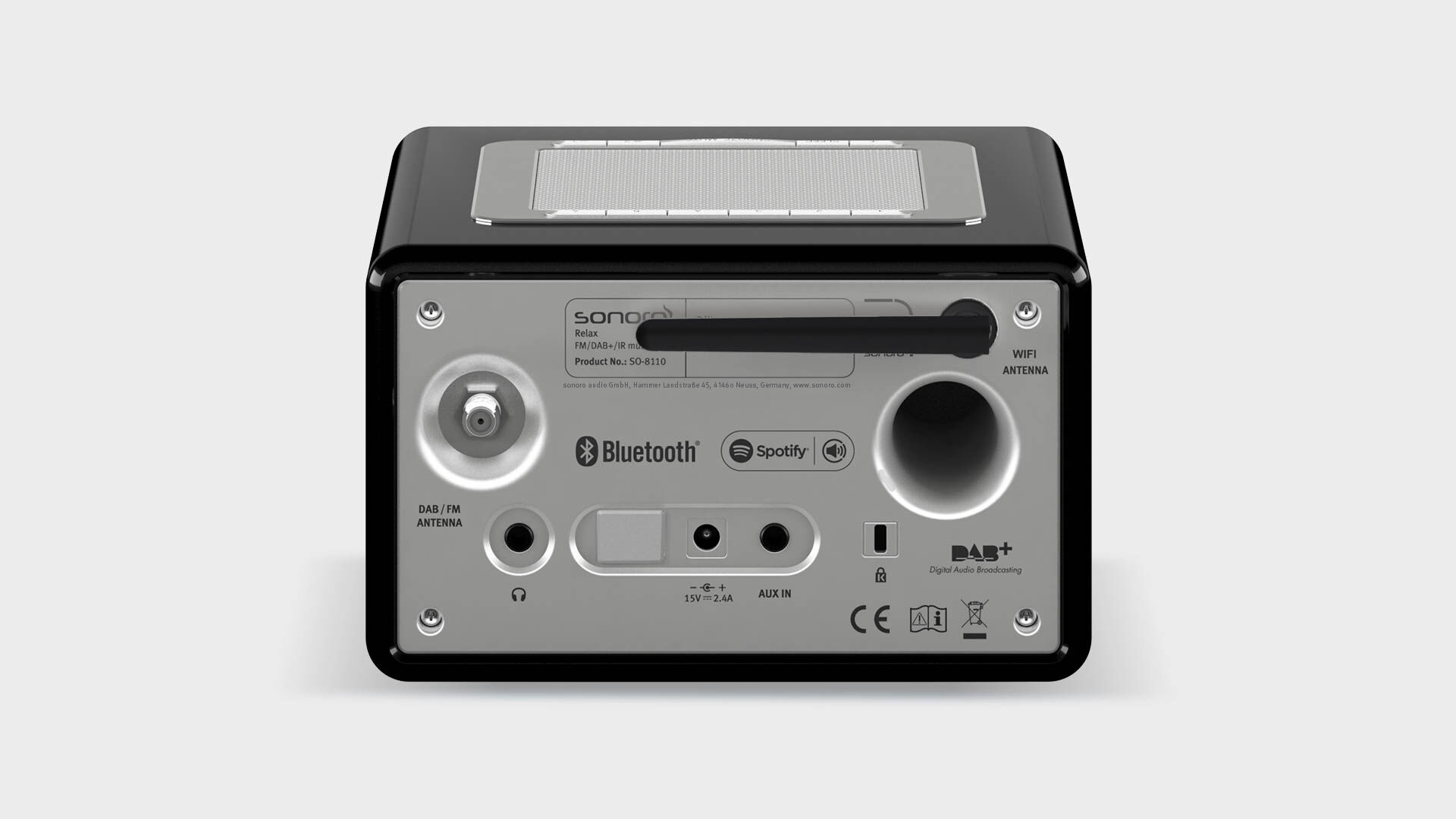 Sonoro Relax hochglanz schwarz