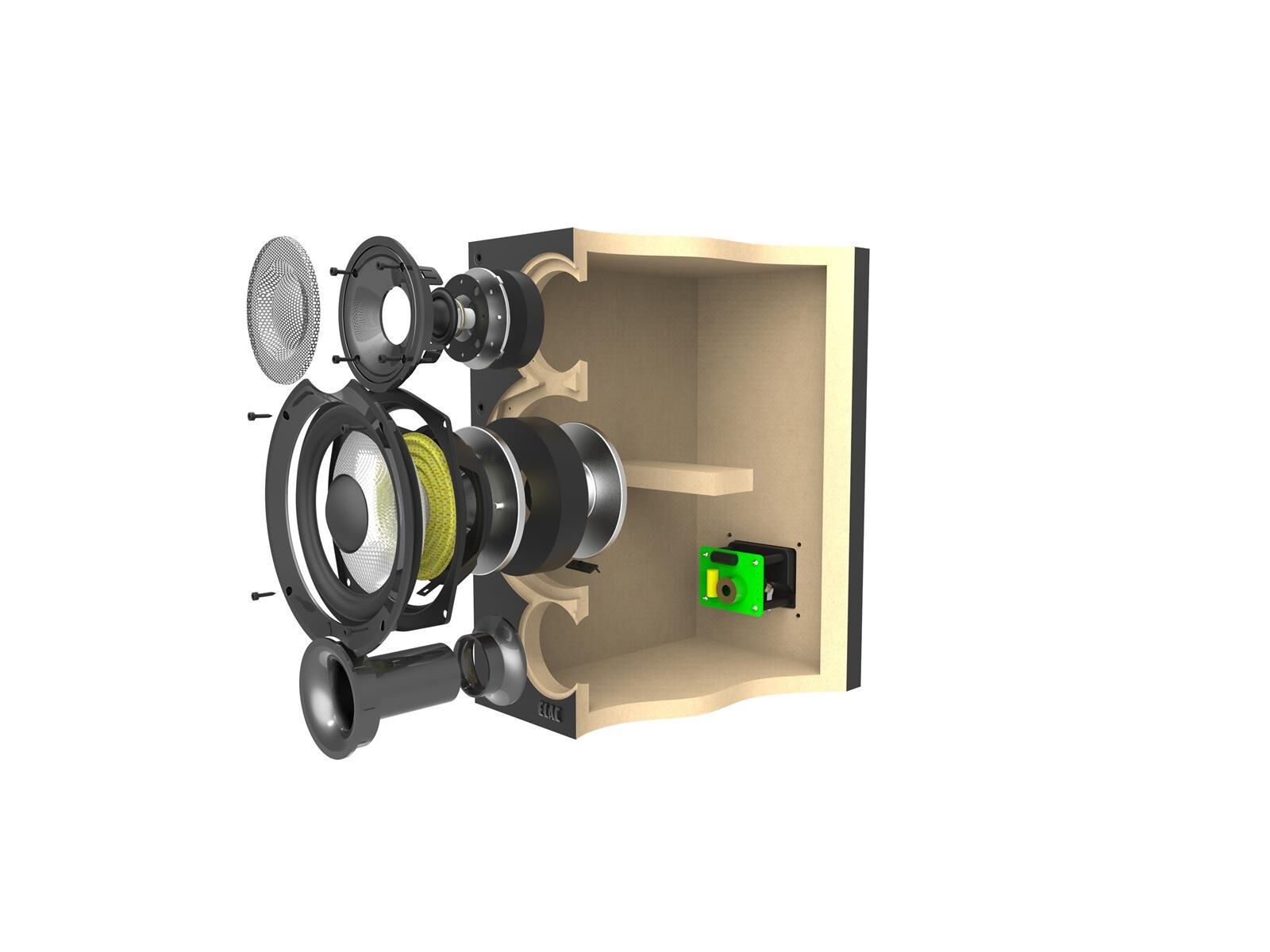 ELAC Debut 2.0 B6.2 Regal-Lautsprecher (Paarpreis)