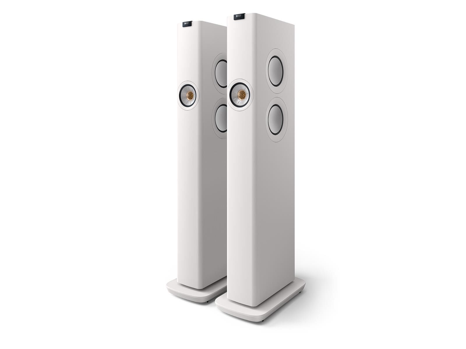 KEF LS60 wireless Standlautsprecher (Paarpreis) Mineral Weiß