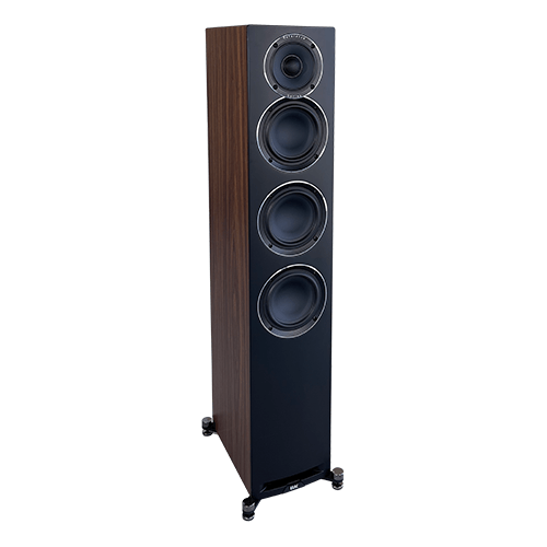 UFR52-BK-right-no-Grill-Gallery ELAC UFR52 Standlautsprecher (Stück) schwarz/Nuß