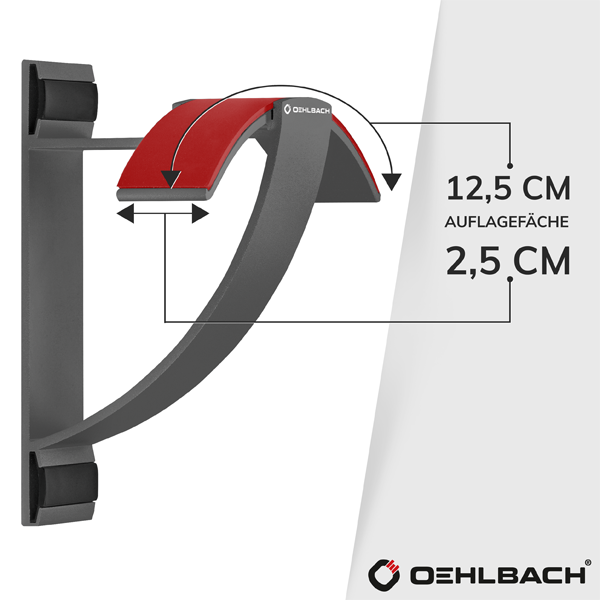 Oehlbach Alu Style W1 Kopfhörer-Wandhalter