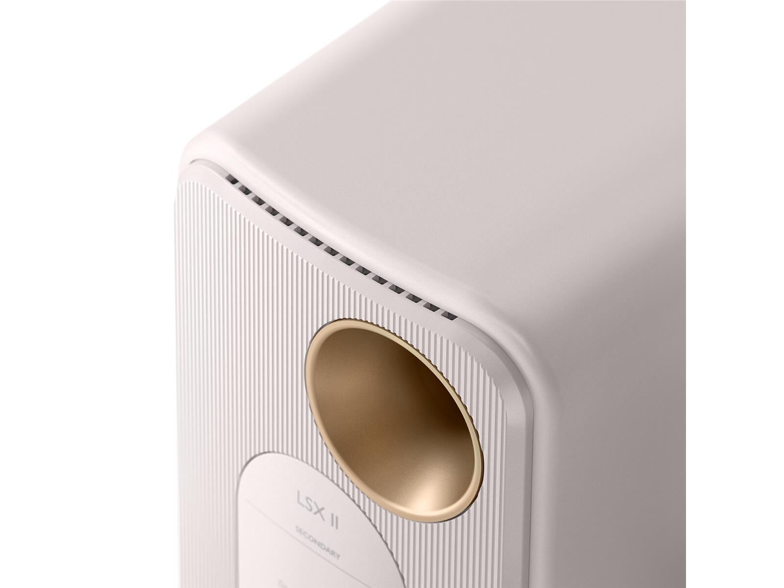 KEF LSX II Aktiv-Lautsprecher Mineral weiß (Set)