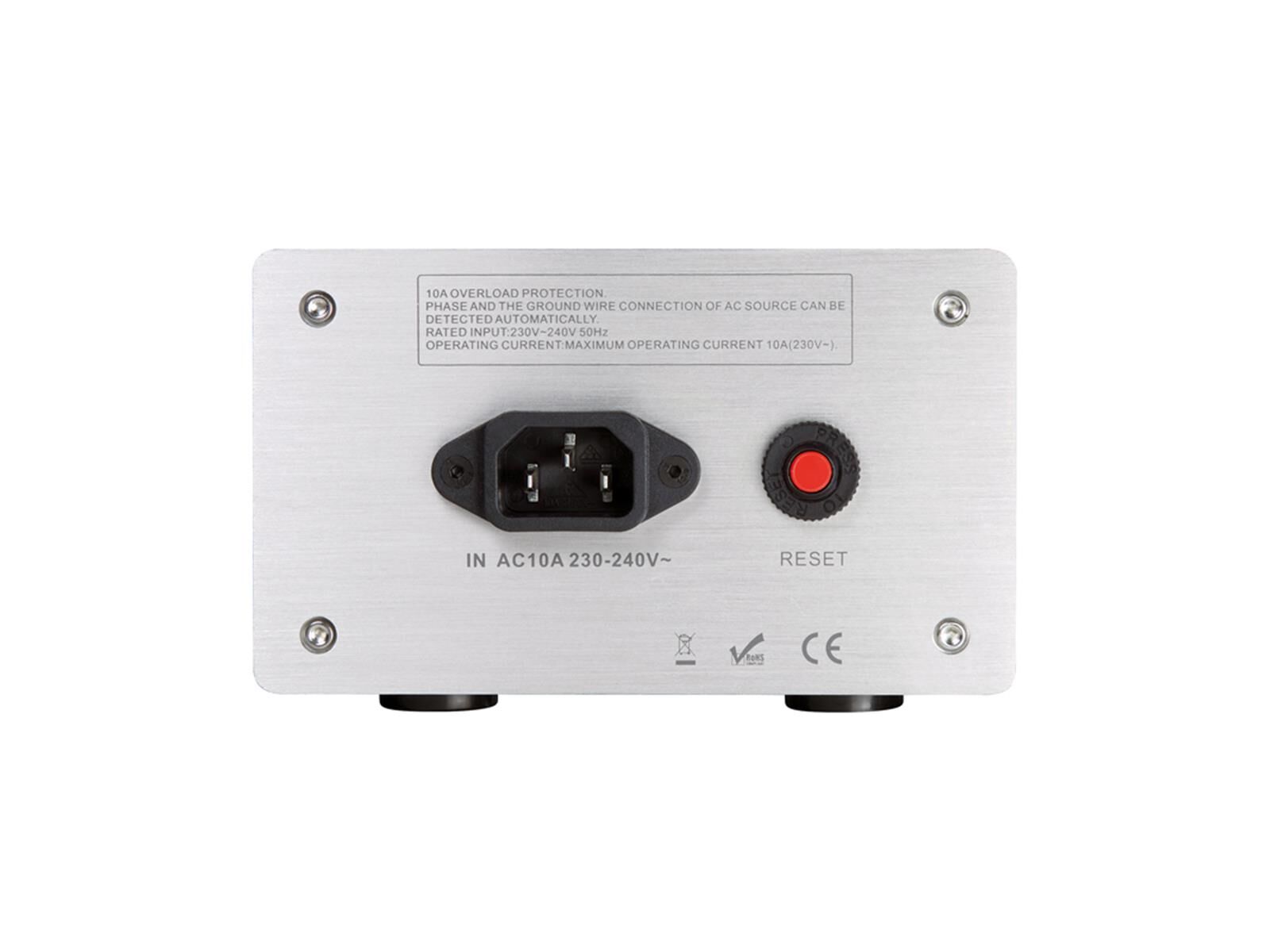 Dynavox X4100B HIFI-Steckdosenleiste Silber