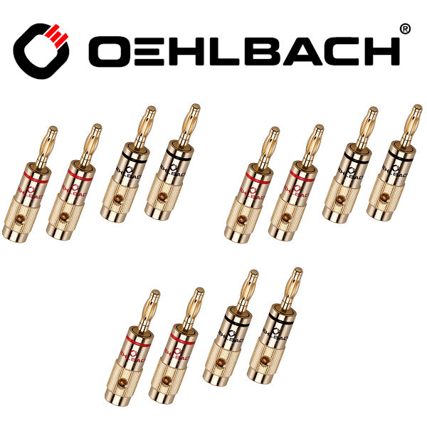 12er OEHLBACH Bananen-Stecker Banana B1 12er Set