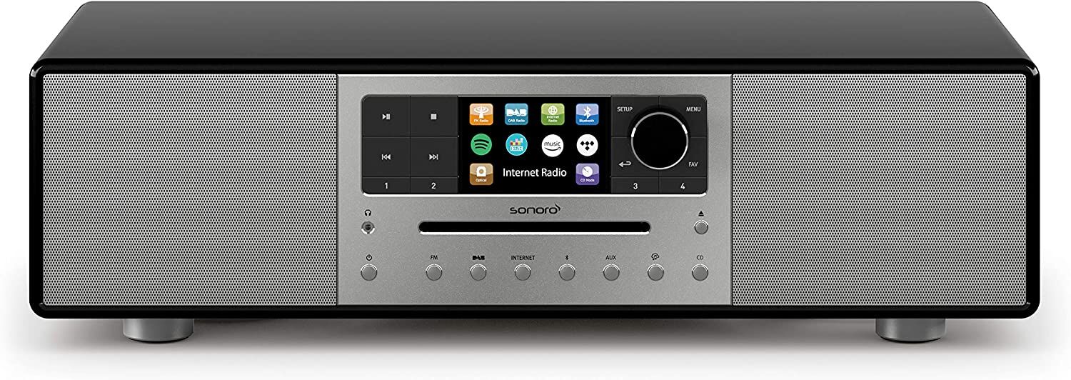 Sonoro Maestro Stereoreceiver Schwarz glänzend Sonoro Maestro Stereoreceiver Schwarz glänzend