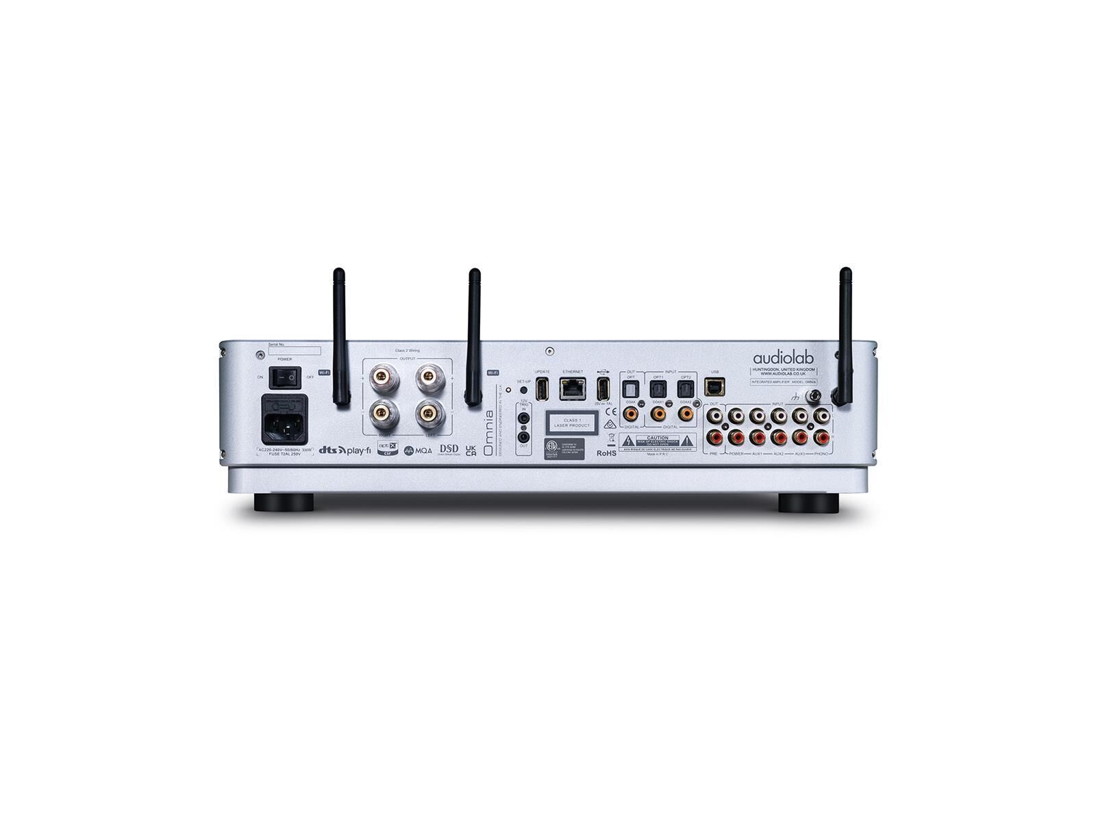 audiolab Omnia All-in-One-Musiksystem Silber (B-Ware) audiolab Omnia All-in-One-Musiksystem Schwarz (Aussteller)