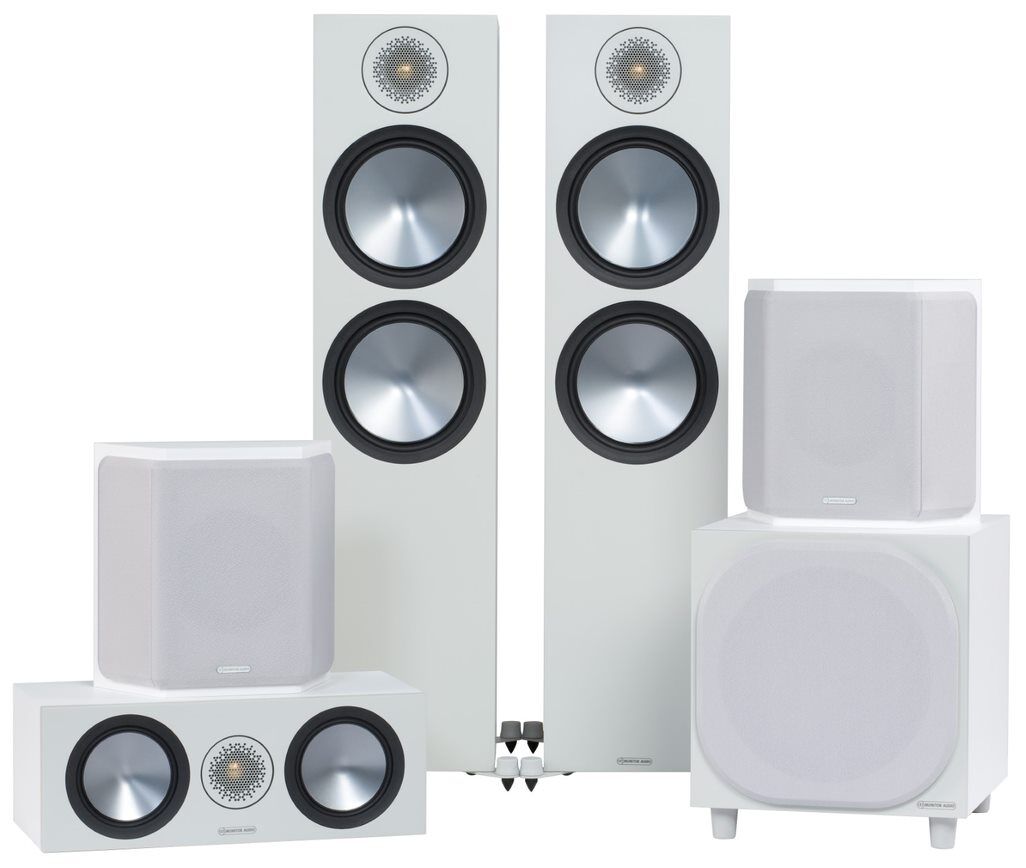 Monitor Audio Bronze (6G) Cinema 500 5.1 Set Weiß