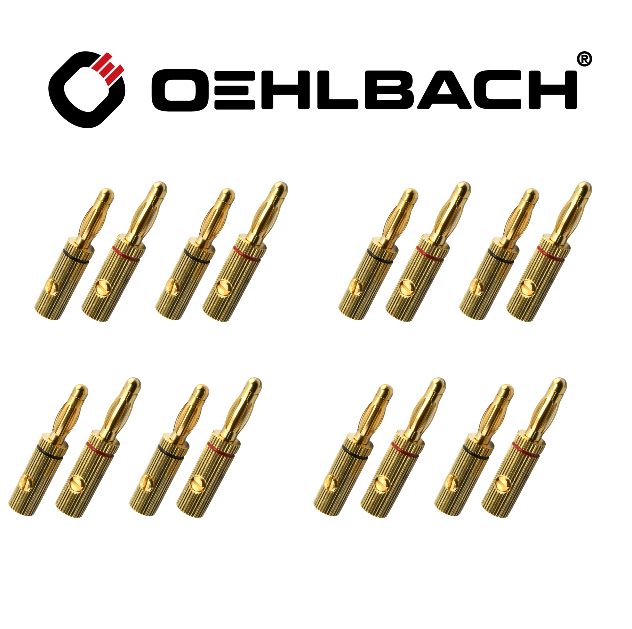 OEHLBACH Bananen-Stecker Banana Pin-B3 16er Set