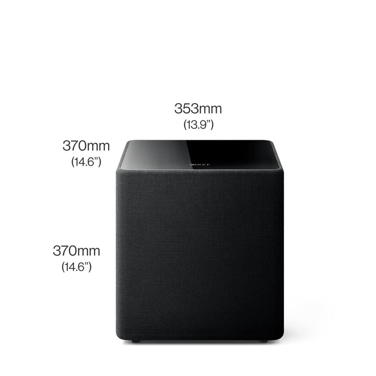 KEF Kube 10 MIE Subwoofer schwarz