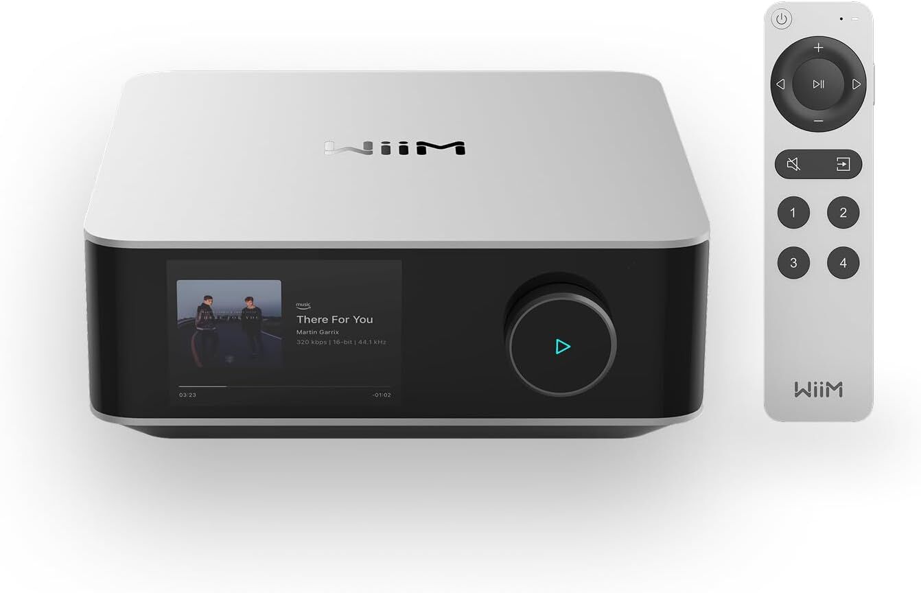 WiiM Amp Ultra Streaming Verstärker silber