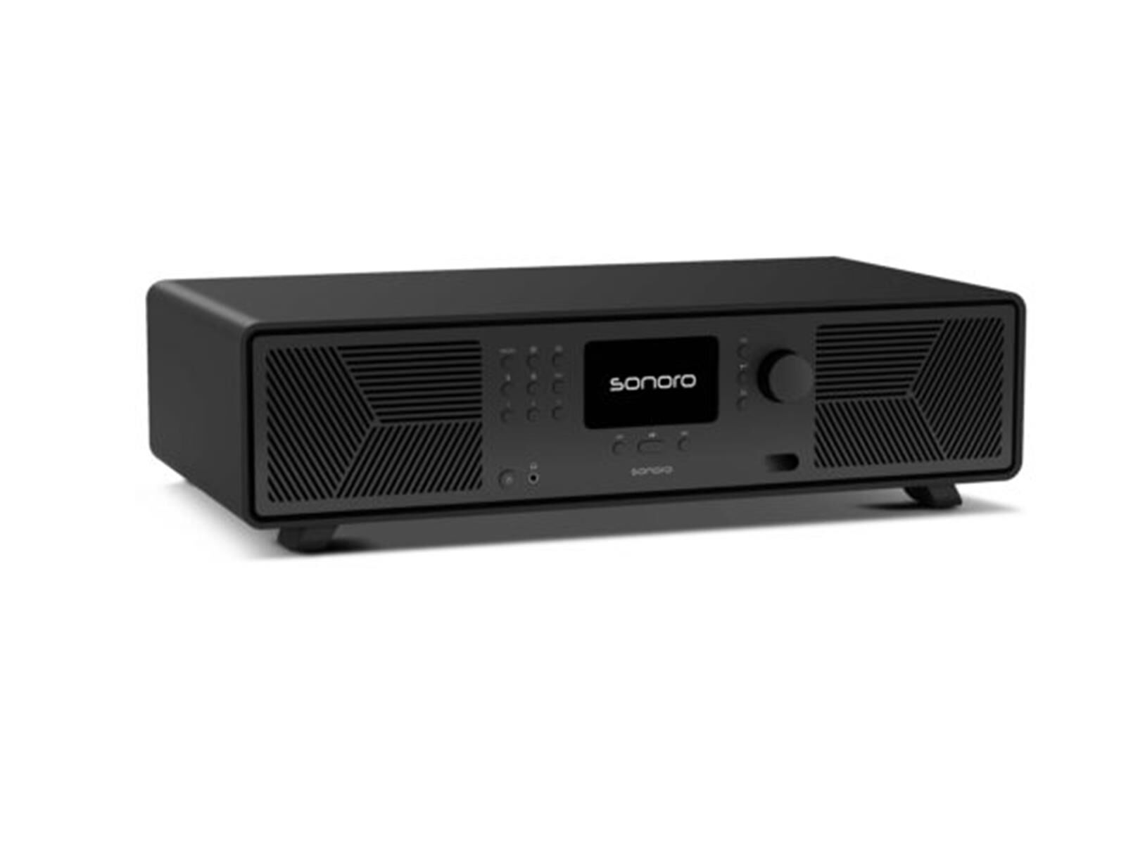 Sonoro Avaton kompaktes Musiksystem schwarz matt