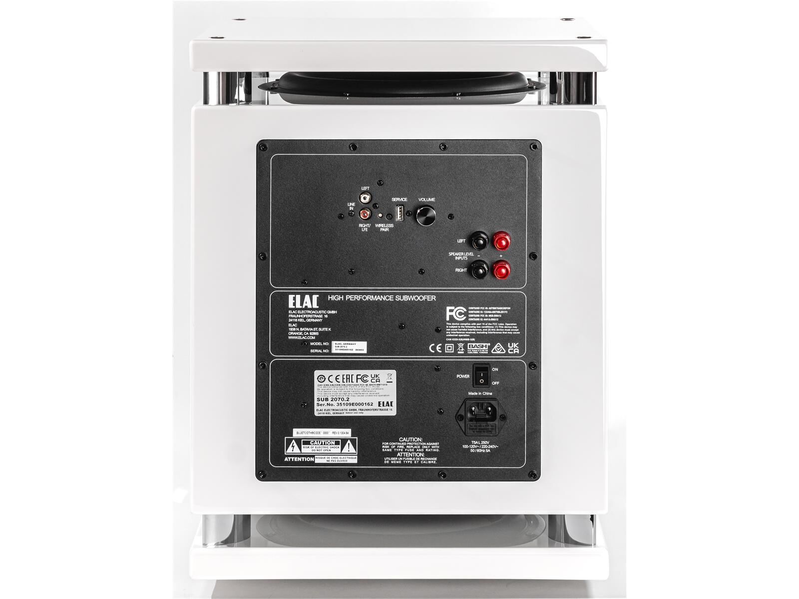 ELAC Subwoofer 2070.2 weiß