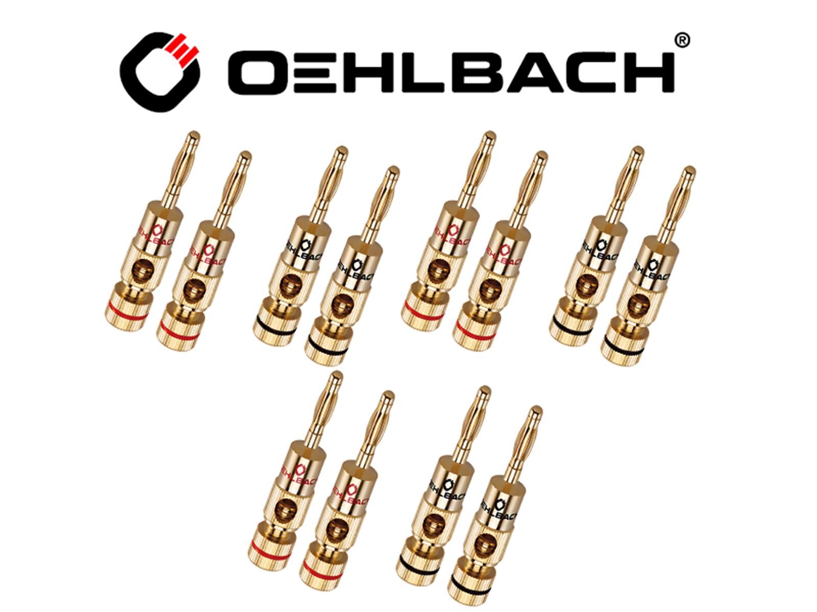 OEHLBACH Bananen-Stecker Banana B2 12er Set