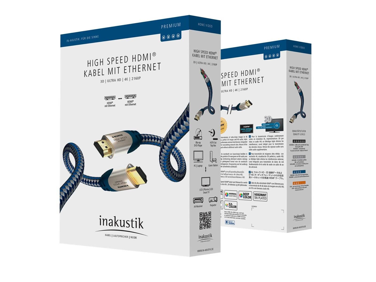 Inakustik Premium High Speed HDMI Kabel