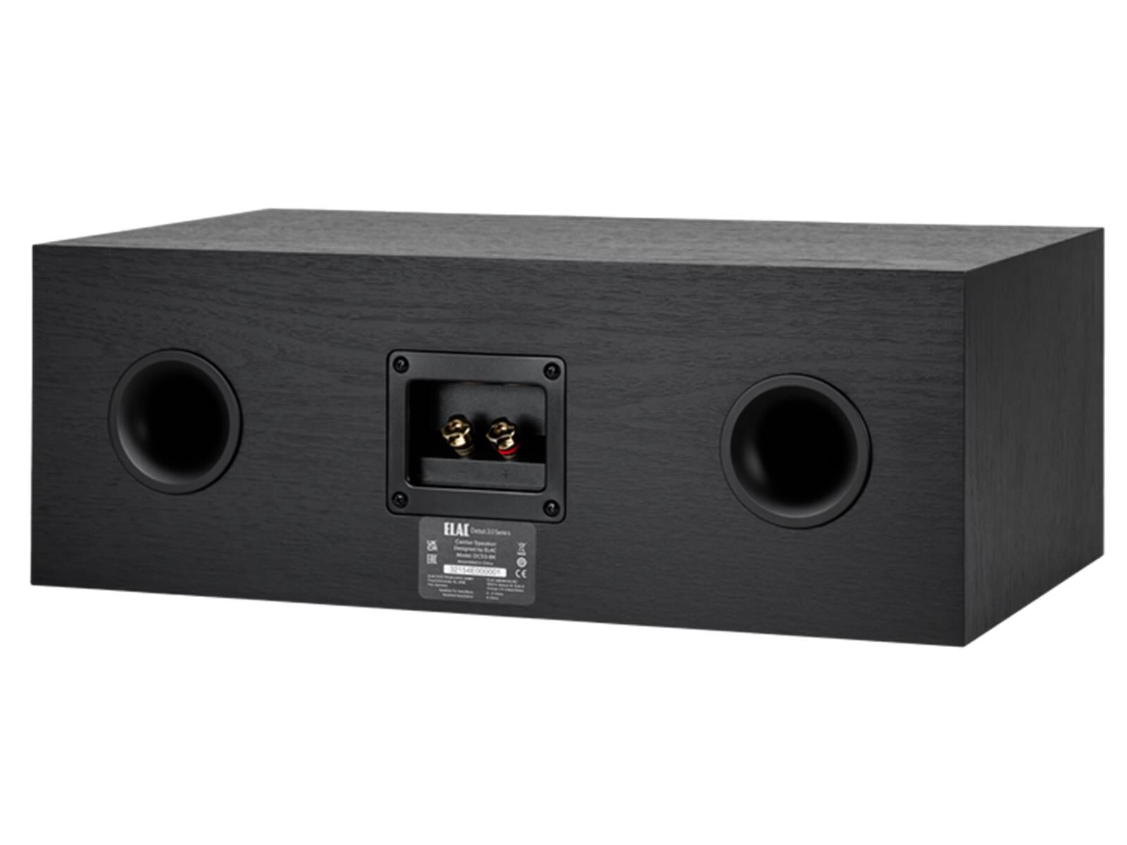 ELAC Debut C6.3 Centerlautsprecher (Stück) schwarz