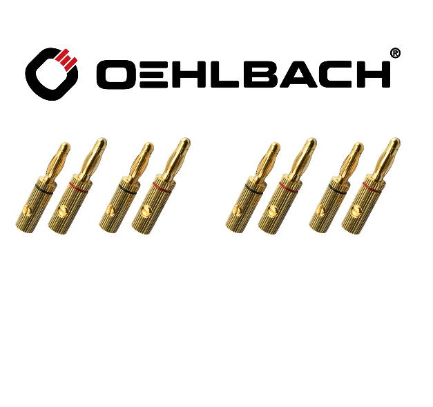 OEHLBACH Bananen-Stecker Banana Pin-B3 8er Set OEHLBACH Bananen-Stecker Banana Pin-B3 8er Set