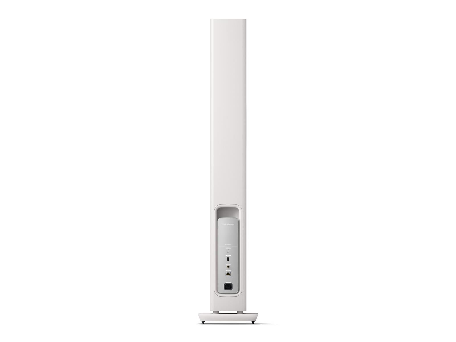 LS60 Wireless_Secondary_Back_mineral white KEF LS60 wireless Standlautsprecher (Paarpreis) Mineral Weiß