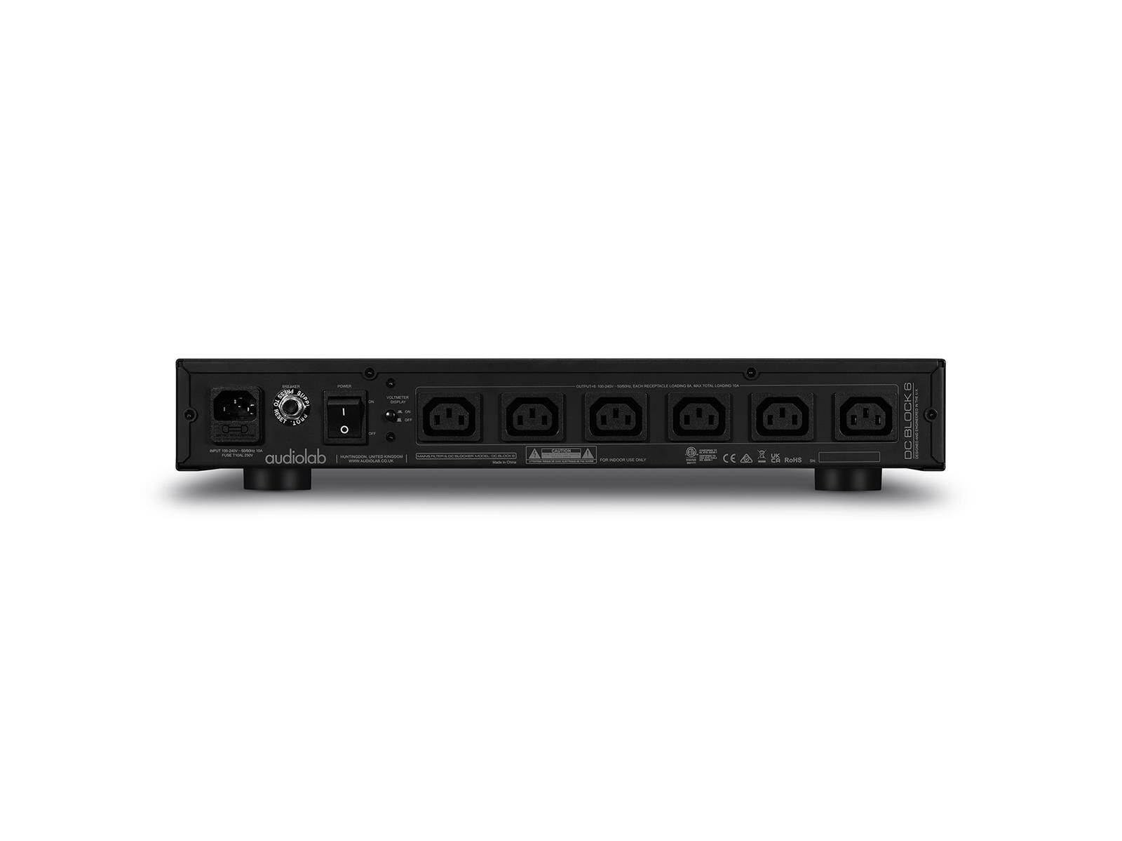audiolab DC Block6 Netzfilter Schwarz B-Ware