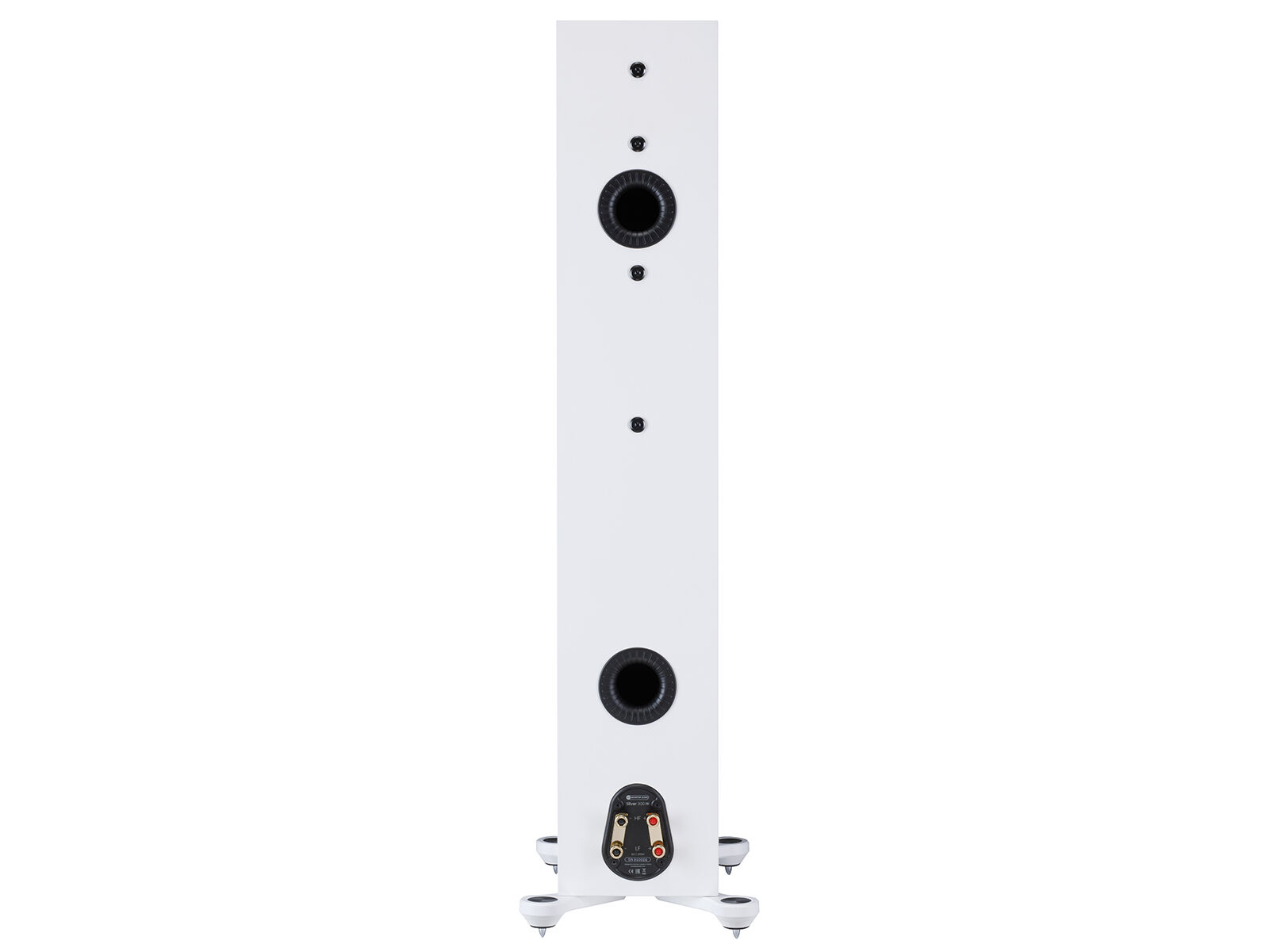 ma_silver_300_back_satin_white Monitor Audio Silver 300 (7G) Paarpreis High Gloss Black