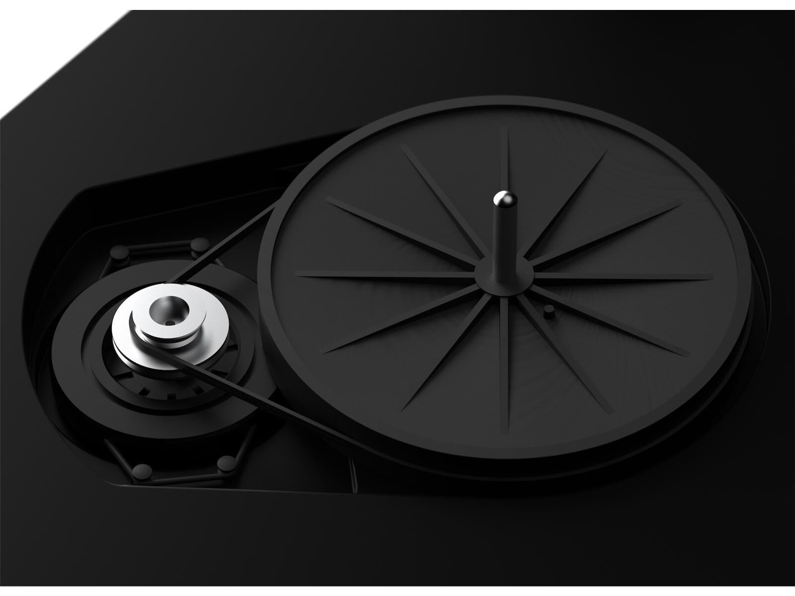 Pro-Ject X2 B True-Balanced-Plattenspieler seidenmatt walnuss