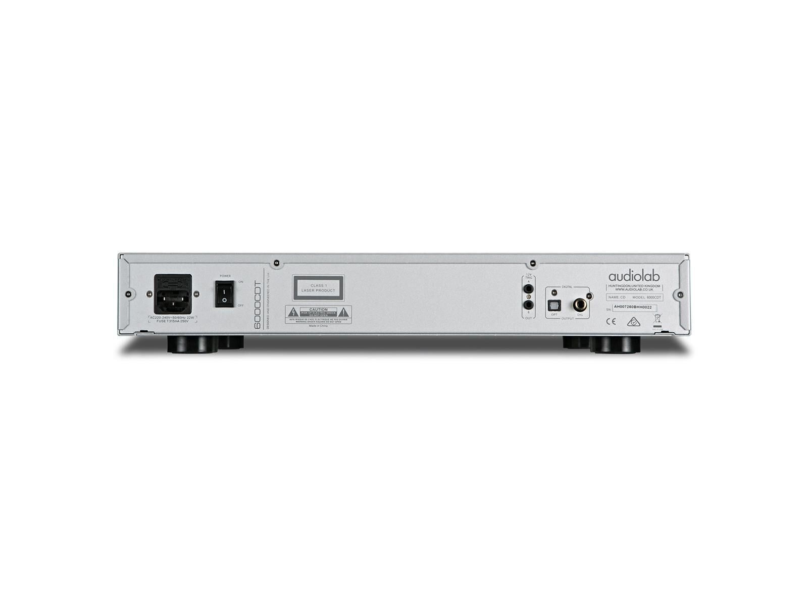 6000CDT-silvery-back audiolab 6000CDT CD-Player Silber