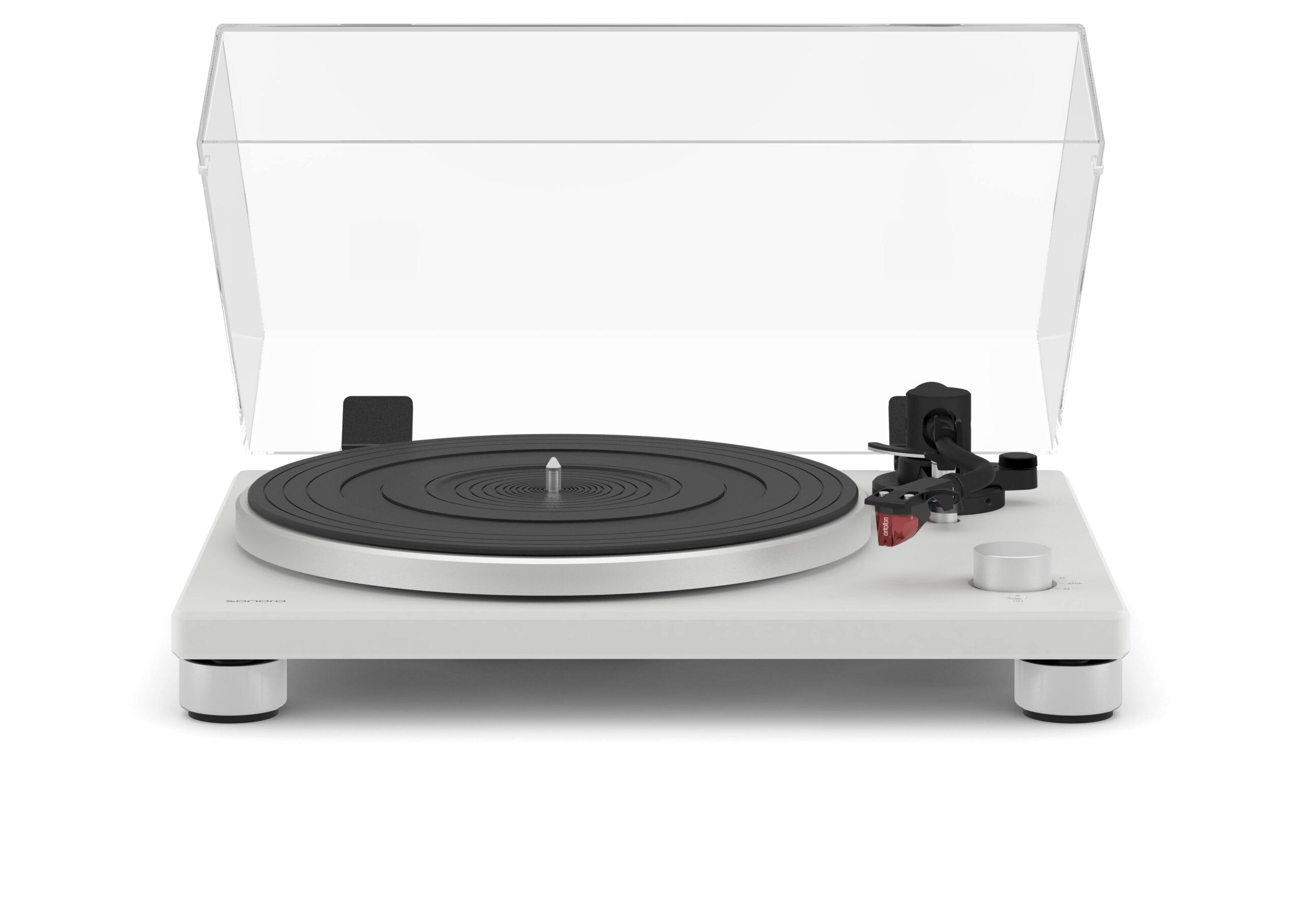 Sonoro Plattenspieler Platinum Automatic EAS weiß matt,silber