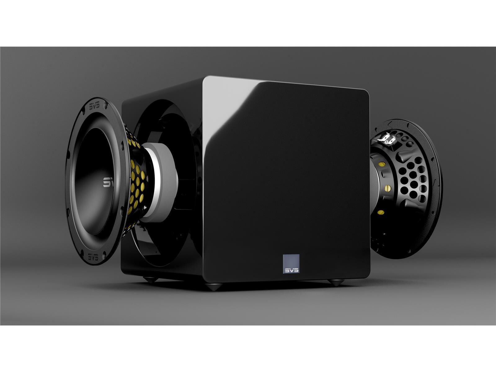 SVS 3000 Micro Subwoofer hochglanz weiß