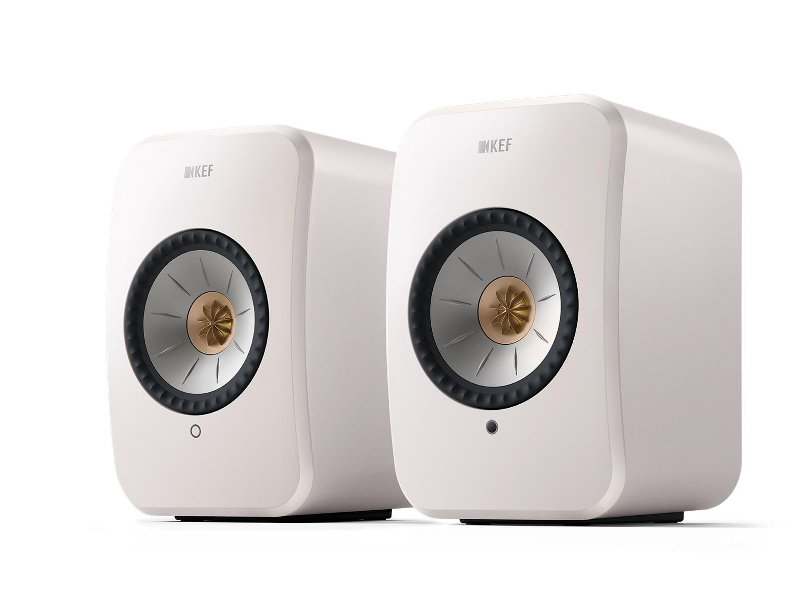 KEF LSX II Aktiv-Lautsprecher Mineral weiß (Set)