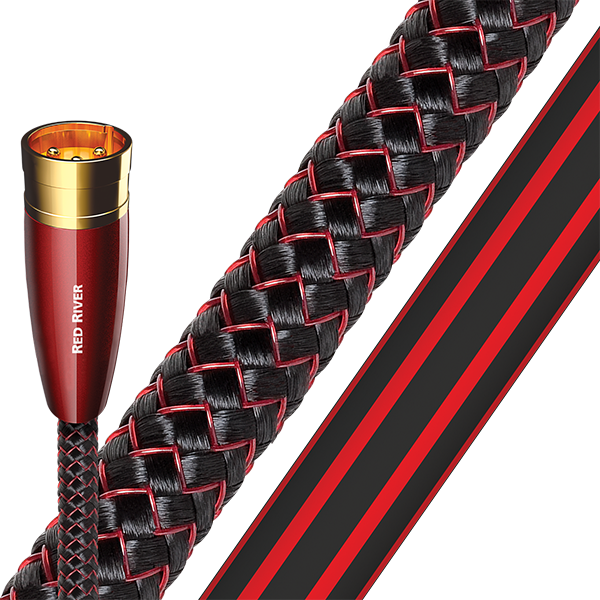 Audioquest 0.5M RED RIVER XLR Kabel Audioquest 0.5M RED RIVER XLR Kabel