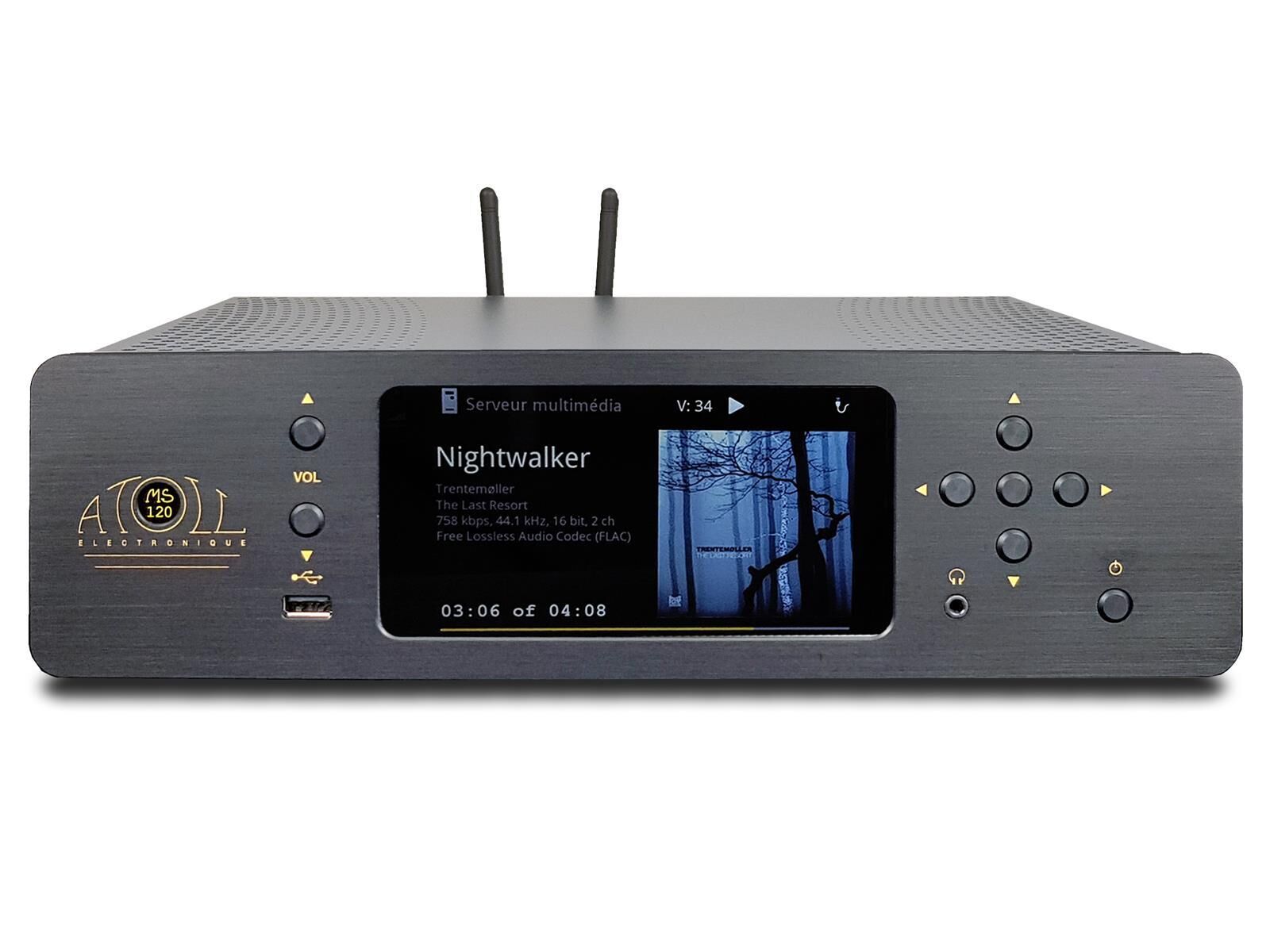 Atoll MS 120 Streamingvorstufe schwarz