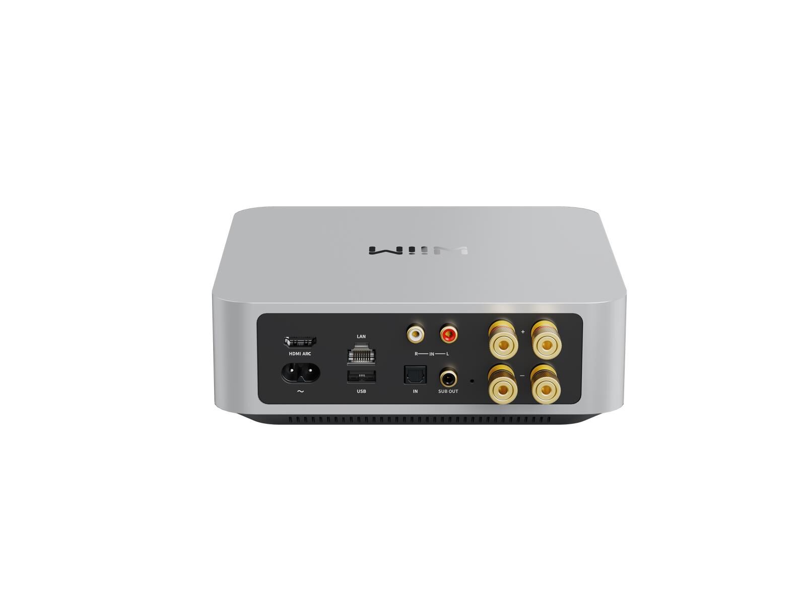 WiiM Amp Streaming Vollverstärker silber