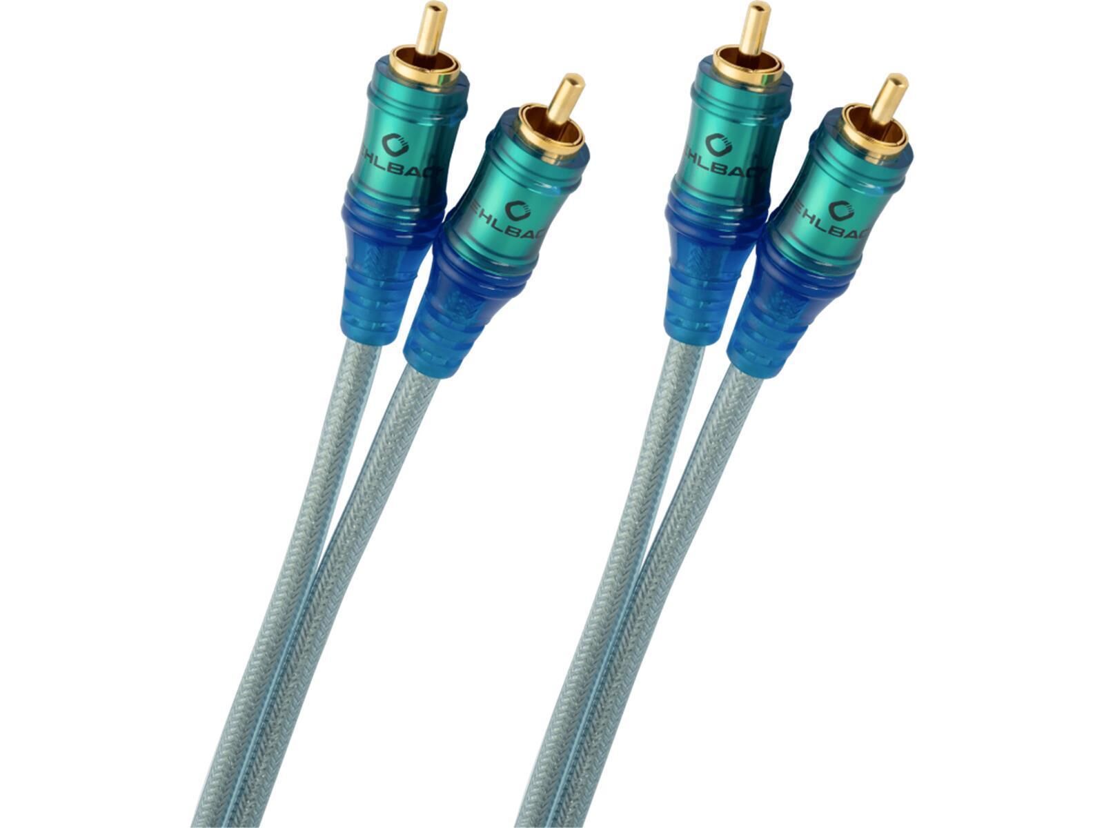 Oehlbach NF Audio-Cinch-Kabel ICE BLUE 3m