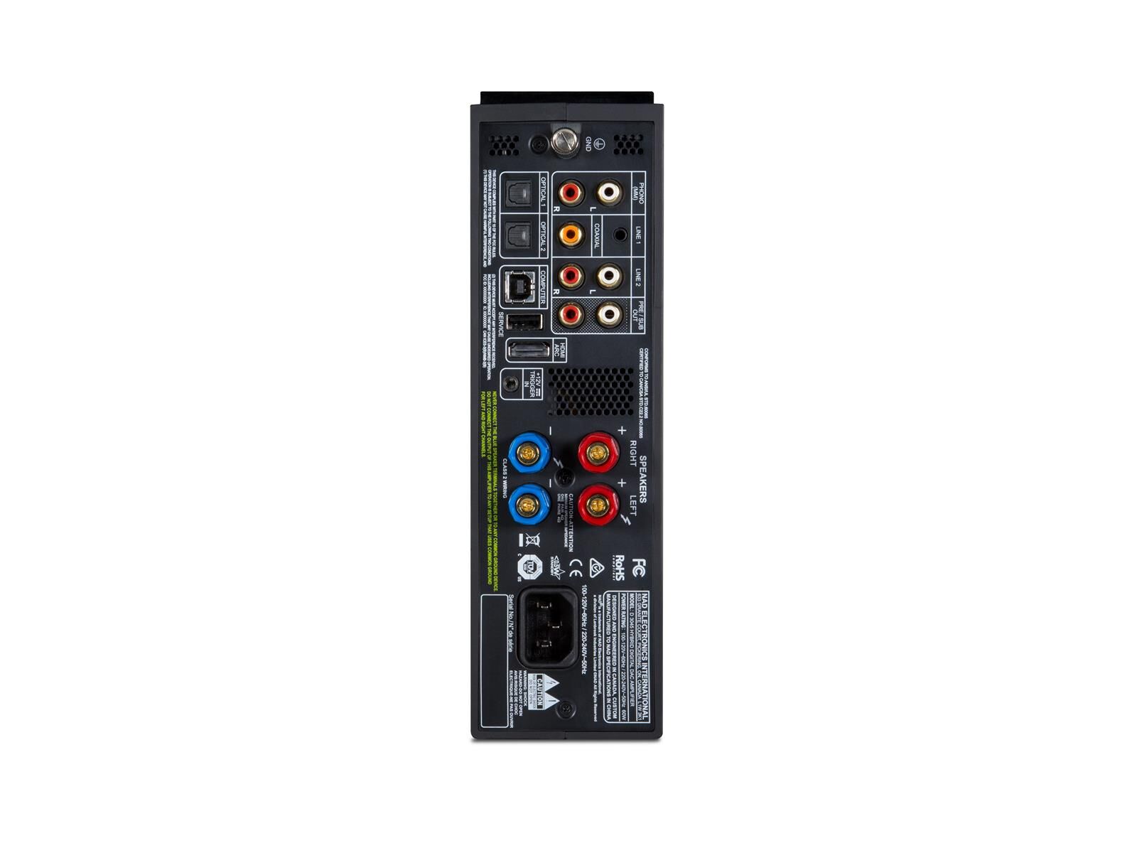 NAD D3045 Schwarz Digitaler Vollverstärker
