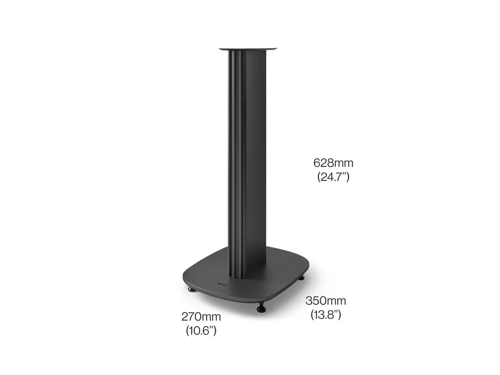 KEF S-LUXE Lautsprecherständer im Paar Slate Grey