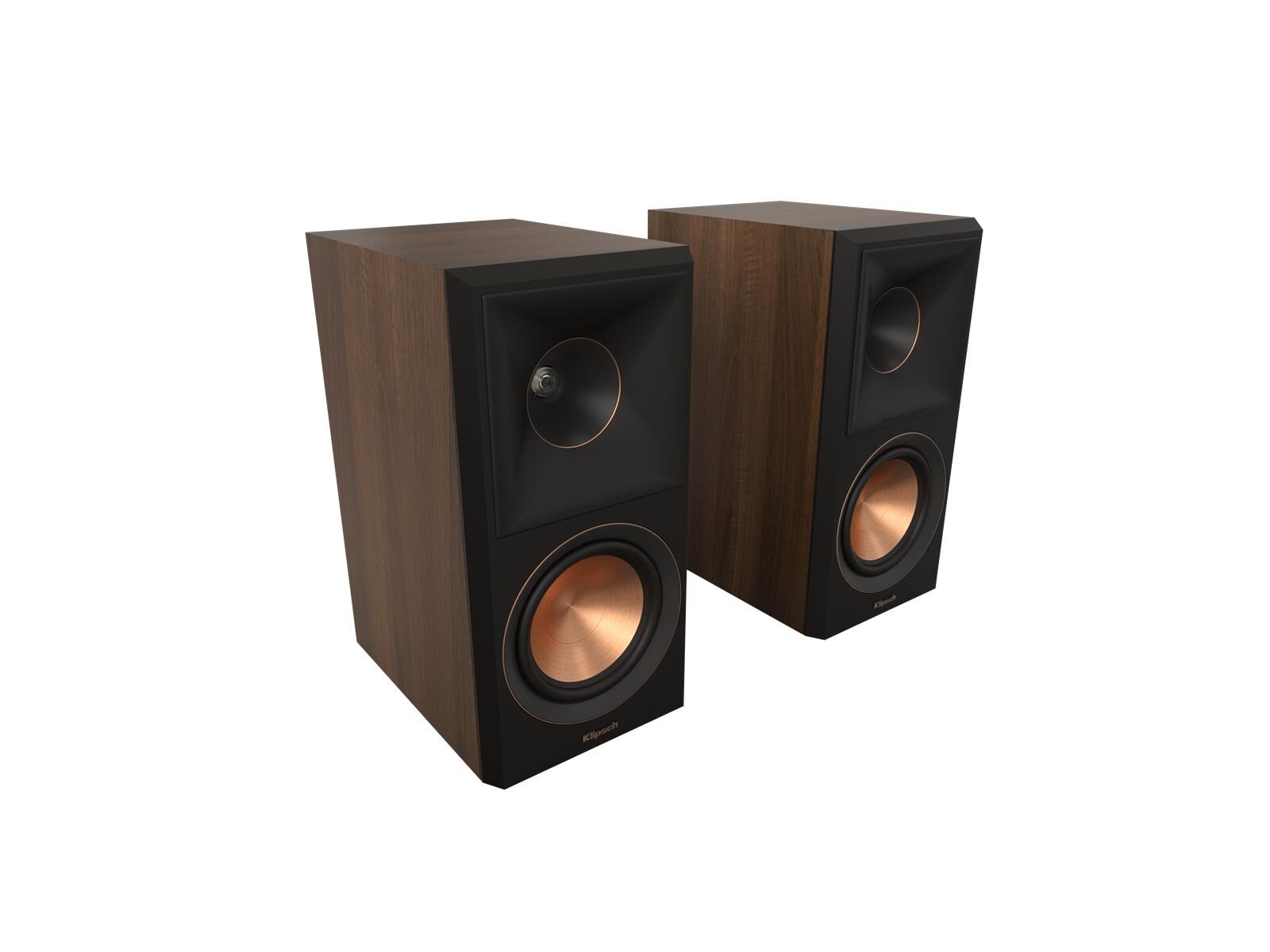 RP-500M-II-Walnut-Pair-Hero-Grille-Off.png Klipsch RP-500M II Regallautsprecher (Paar) Walnuss