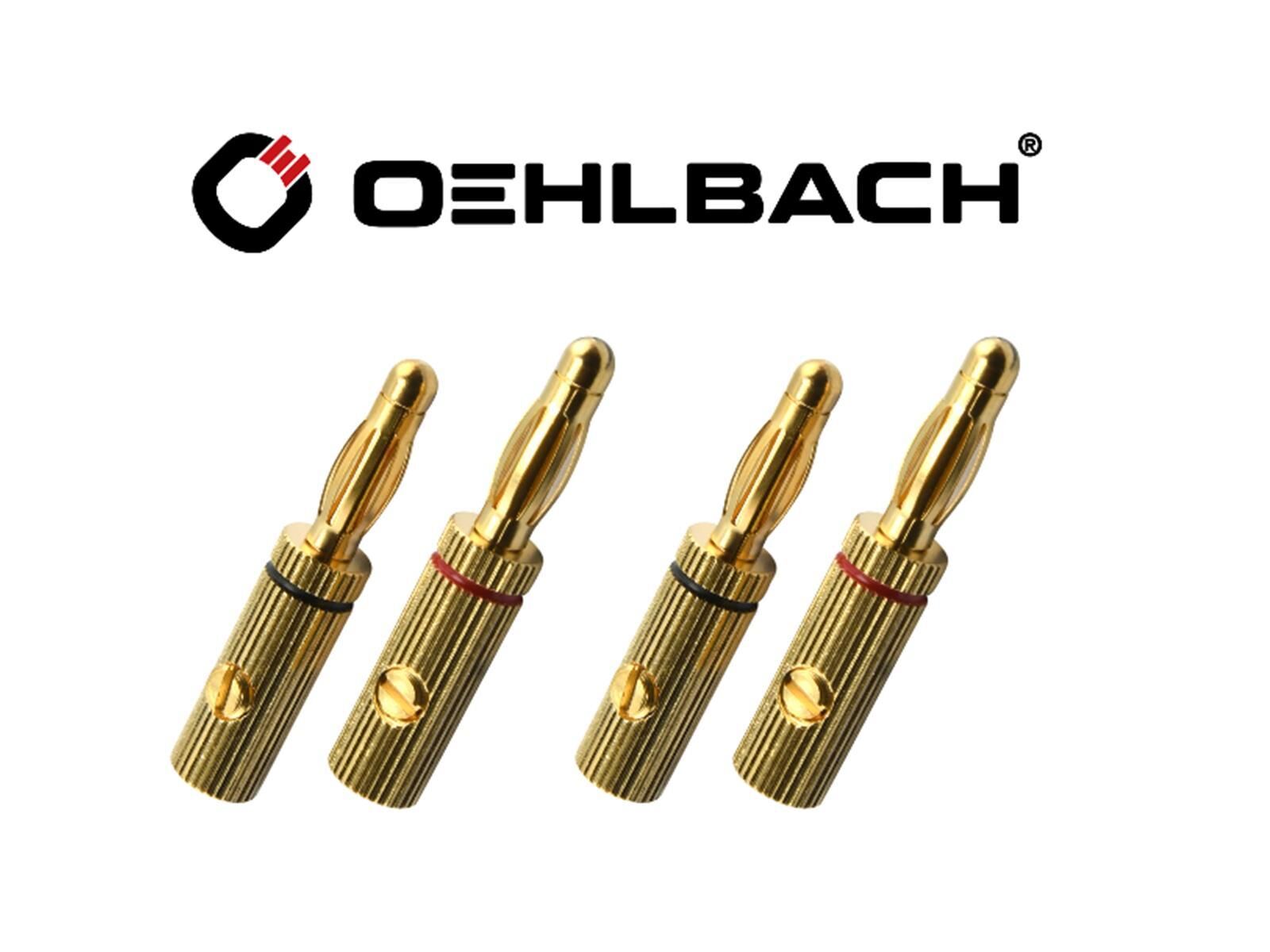 pin 1 OEHLBACH Bananen-Stecker Banana Pin-B3 4er Set