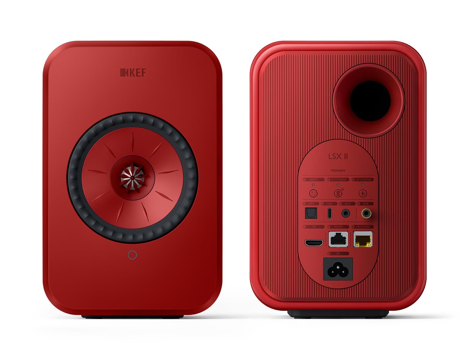 KEF LSX II WLAN-Lautsprecher Lava rot (Set) KEF LSX II WLAN-Lautsprecher Lava rot (Set)