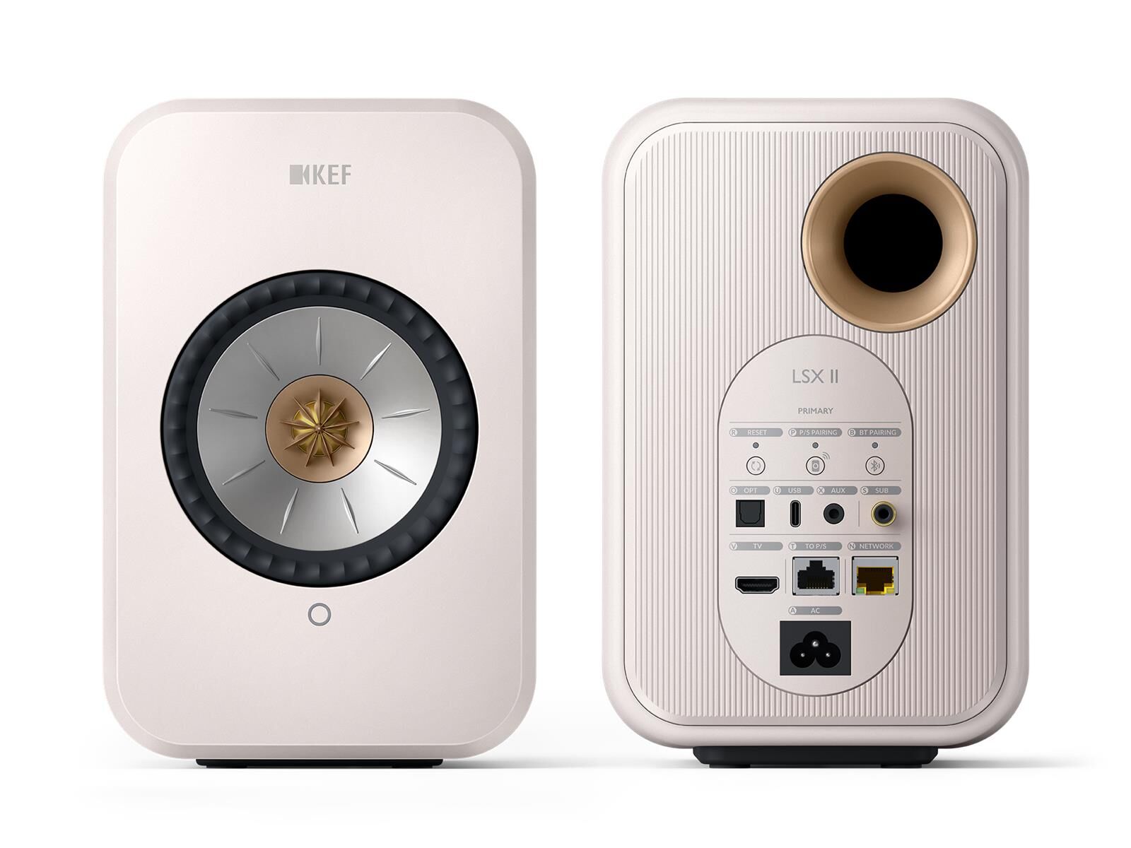 KEF LSX II Aktiv-Lautsprecher Mineral weiß (Set)