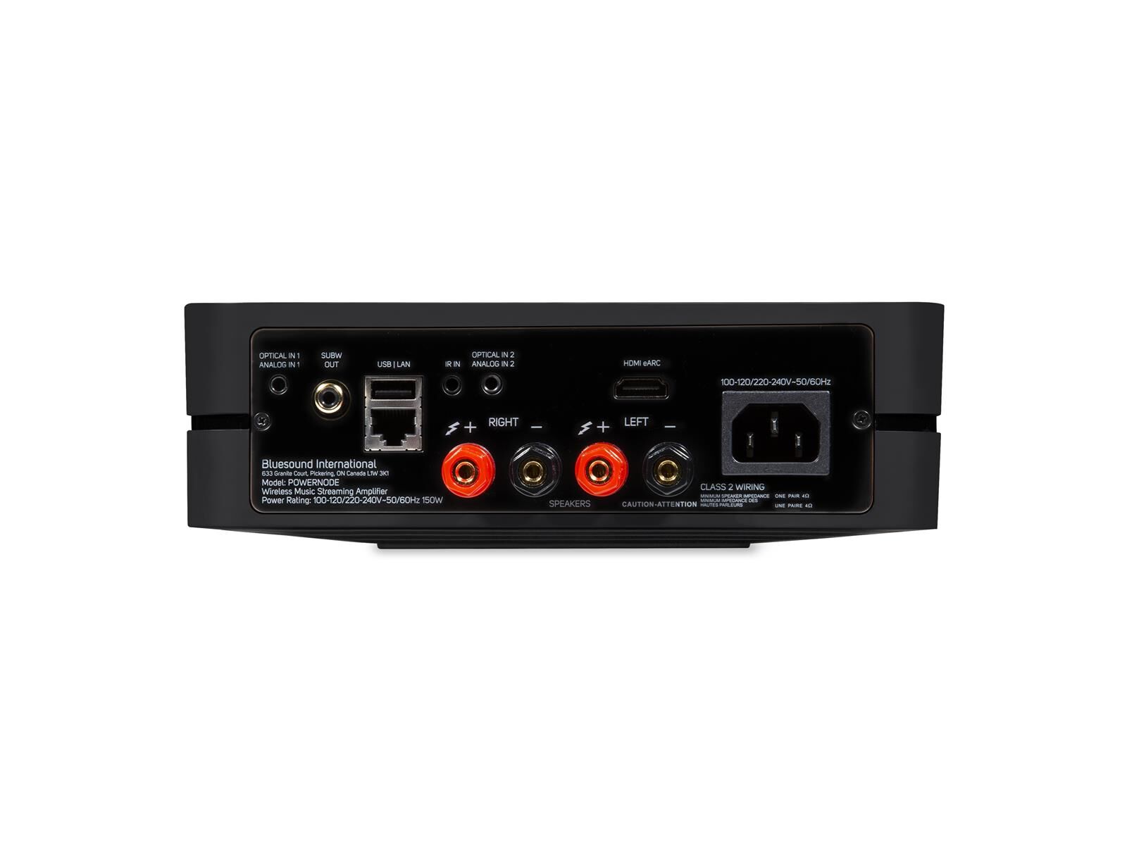 Bluesound Power Node N330 Musikstreamer schwarz