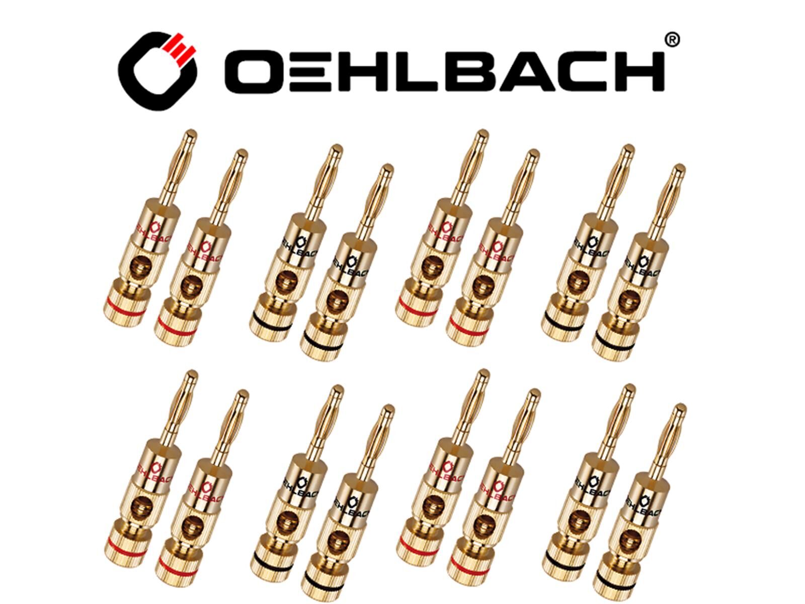 OEHLBACH Bananen-Stecker Banana B2 16er Set