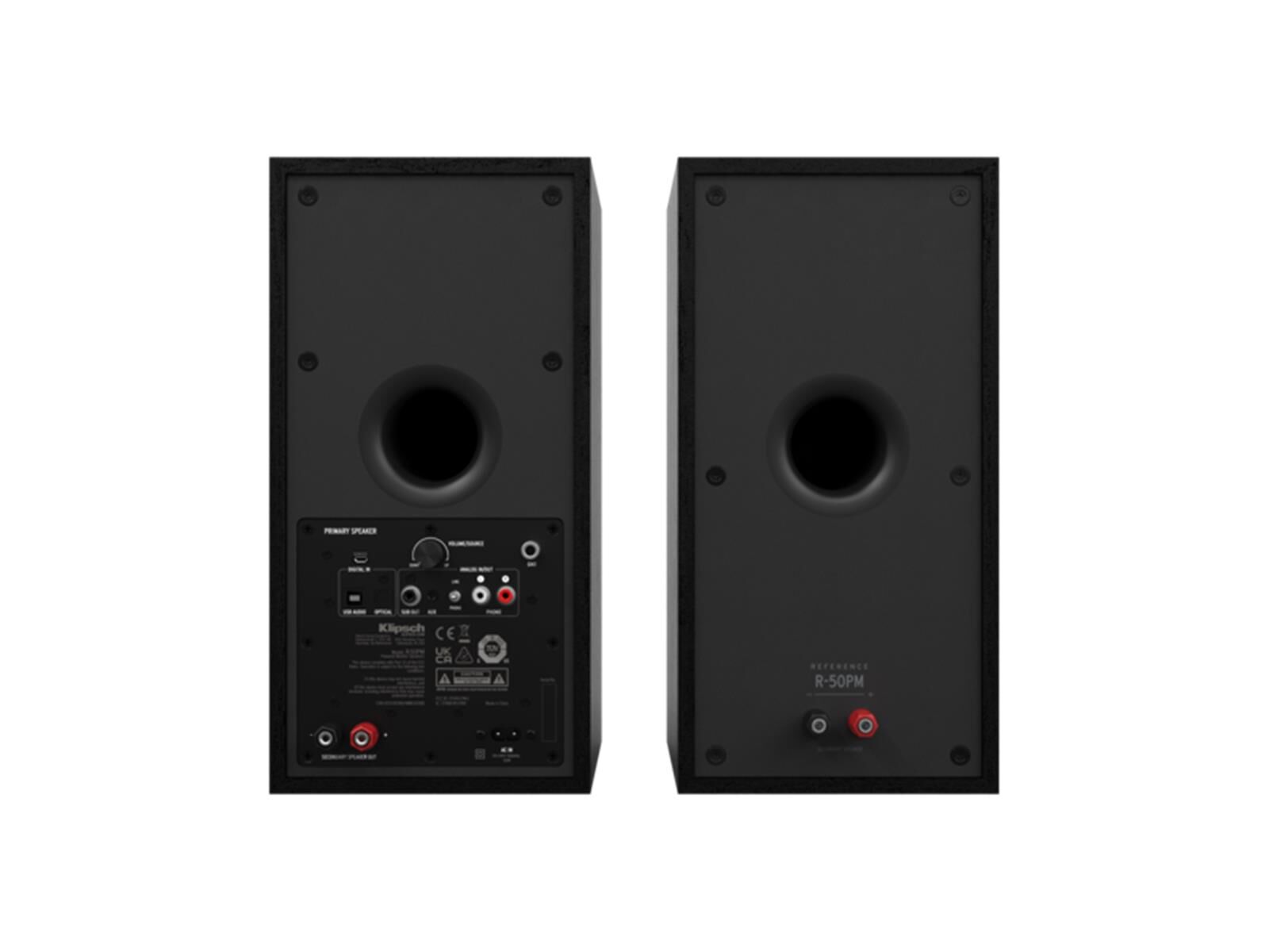 Klipsch R-50 PM Aktiv Regallautsprecher (Paar) schwarz