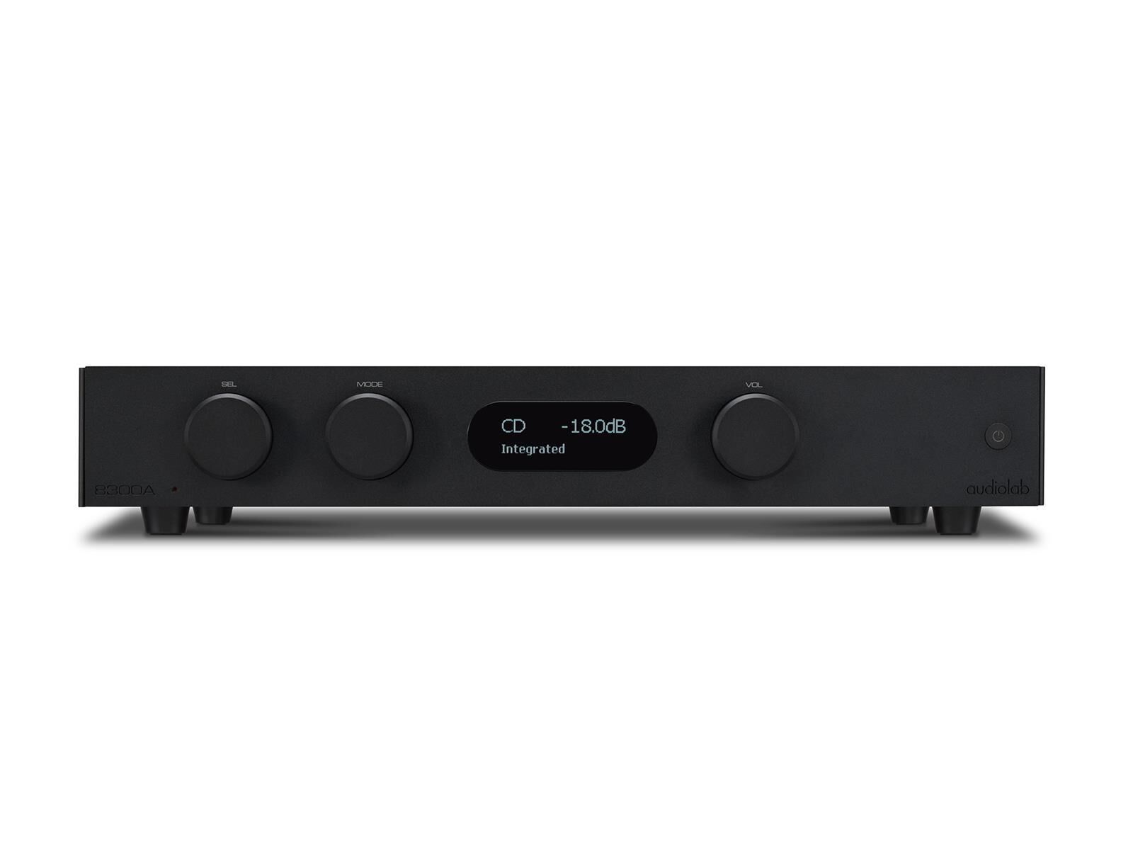 8300A-black-front.jpg audiolab 8300A Vollverstärker schwarz