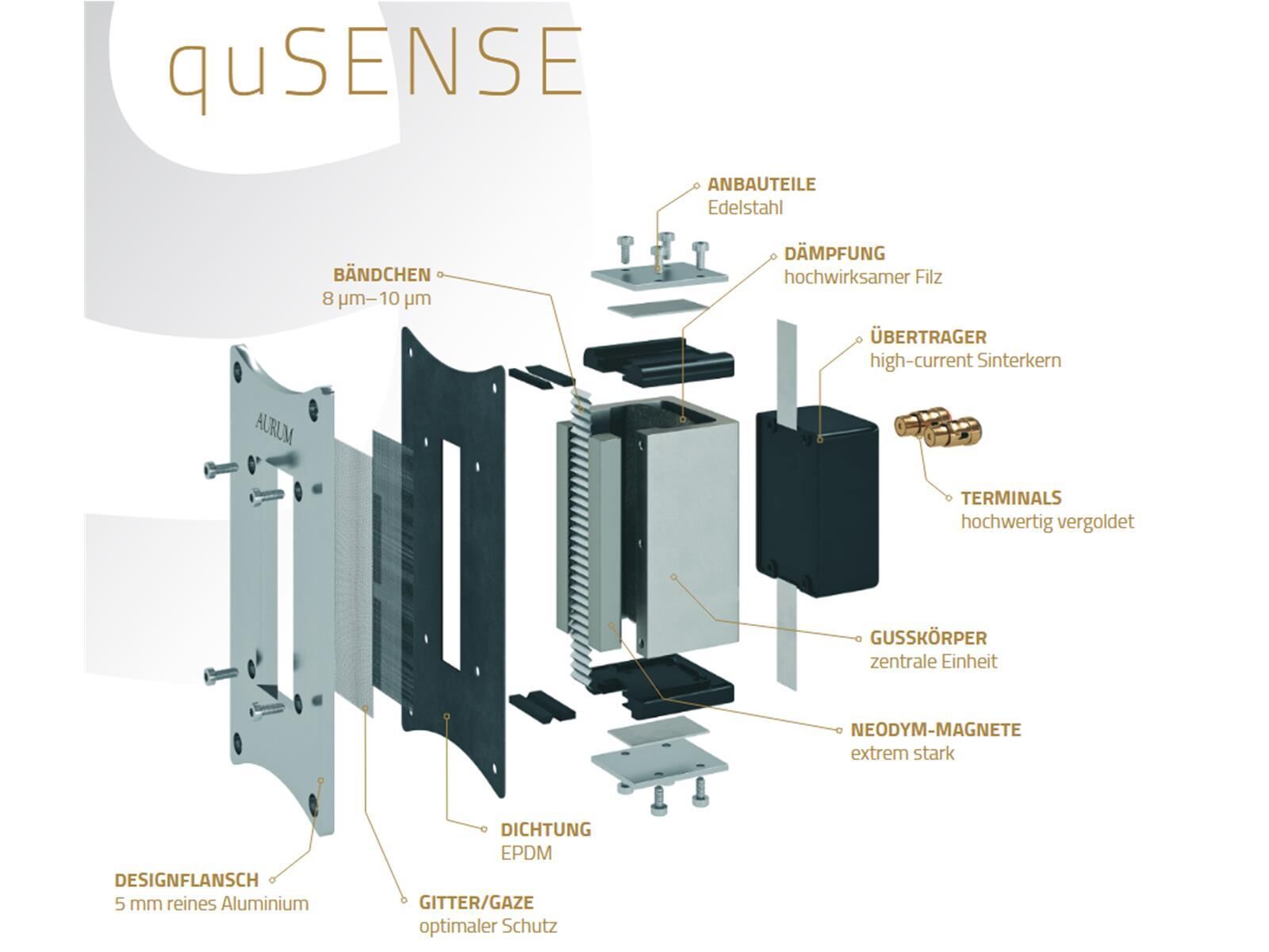 quadral Aurum Galan 9 schwarz (Paar) quadral Aurum Galan 9 schwarz (Paar)