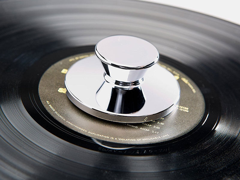 Geko Schallplatten Stabilizer Chrom