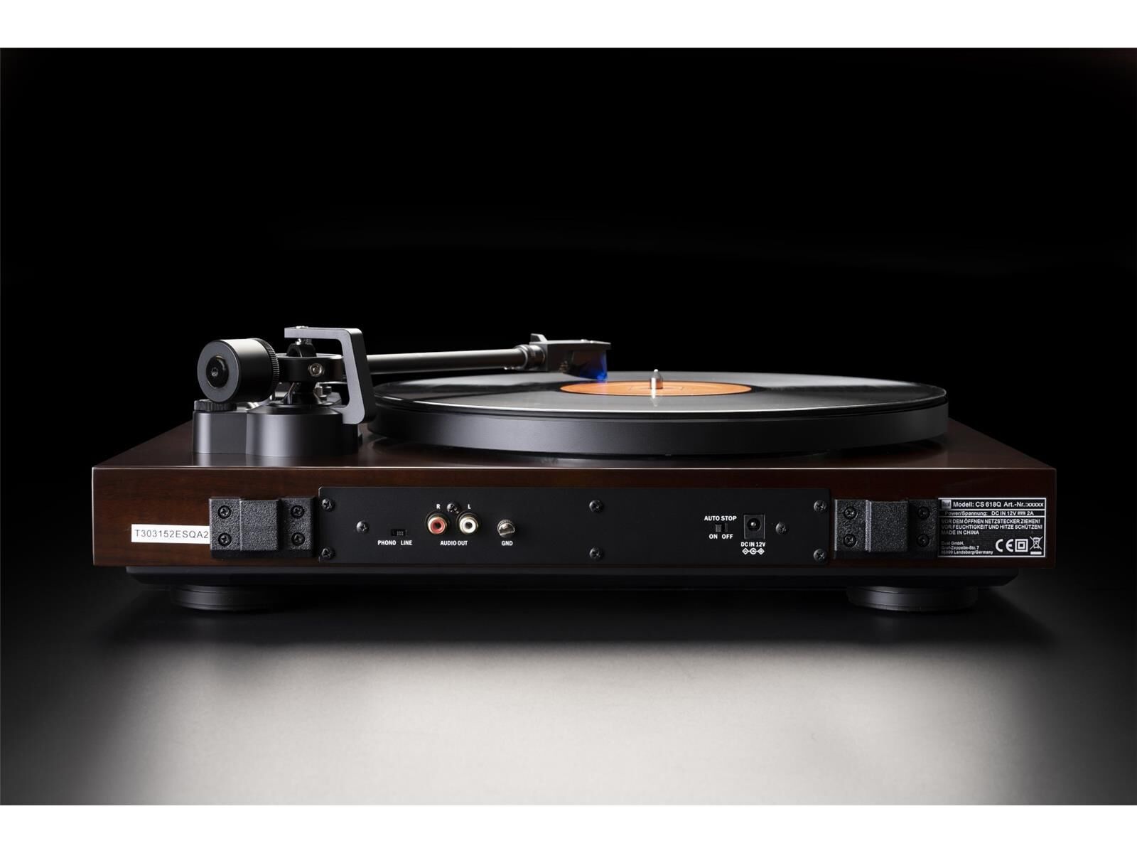 Dual CS 618 Q Manueller Plattenspieler hochglanz schwarz Dual CS 618 Q Manueller Plattenspieler hochglanz schwarz