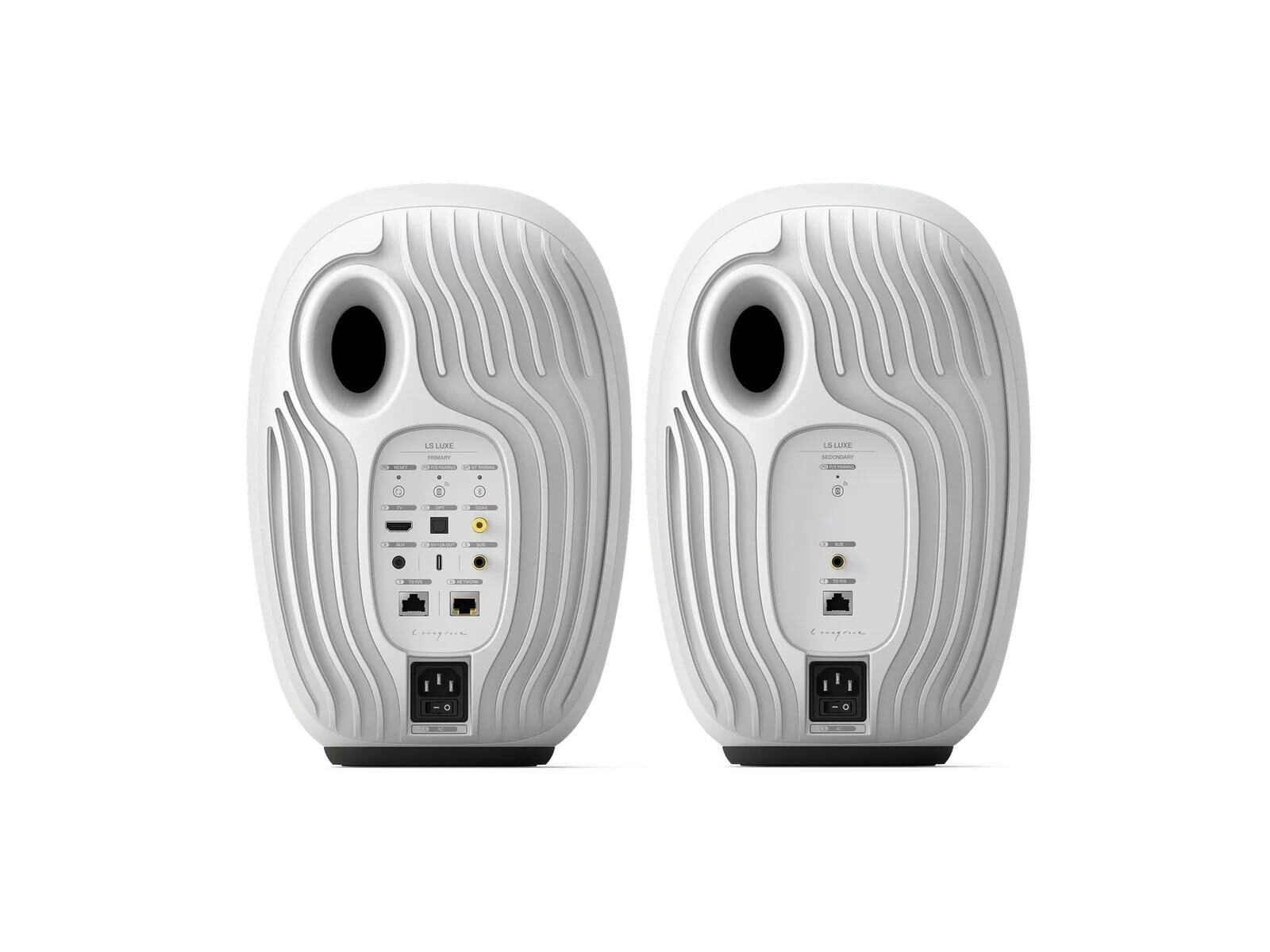 lsluxe hinten_w.jpg KEF LS LUXE Wireless HiFi Aktivlautsprecher (Paar) Mineral White