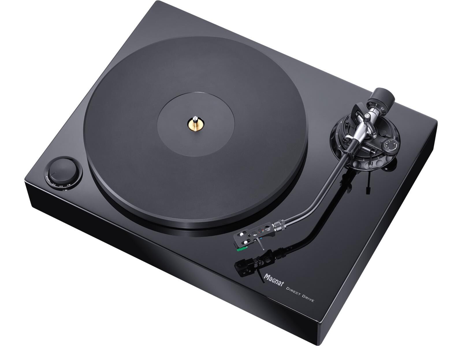 Magnat-MTT990-Beauty_Tonarm Magnat MTT 990 mit AT 95E schwarz Plattenspieler