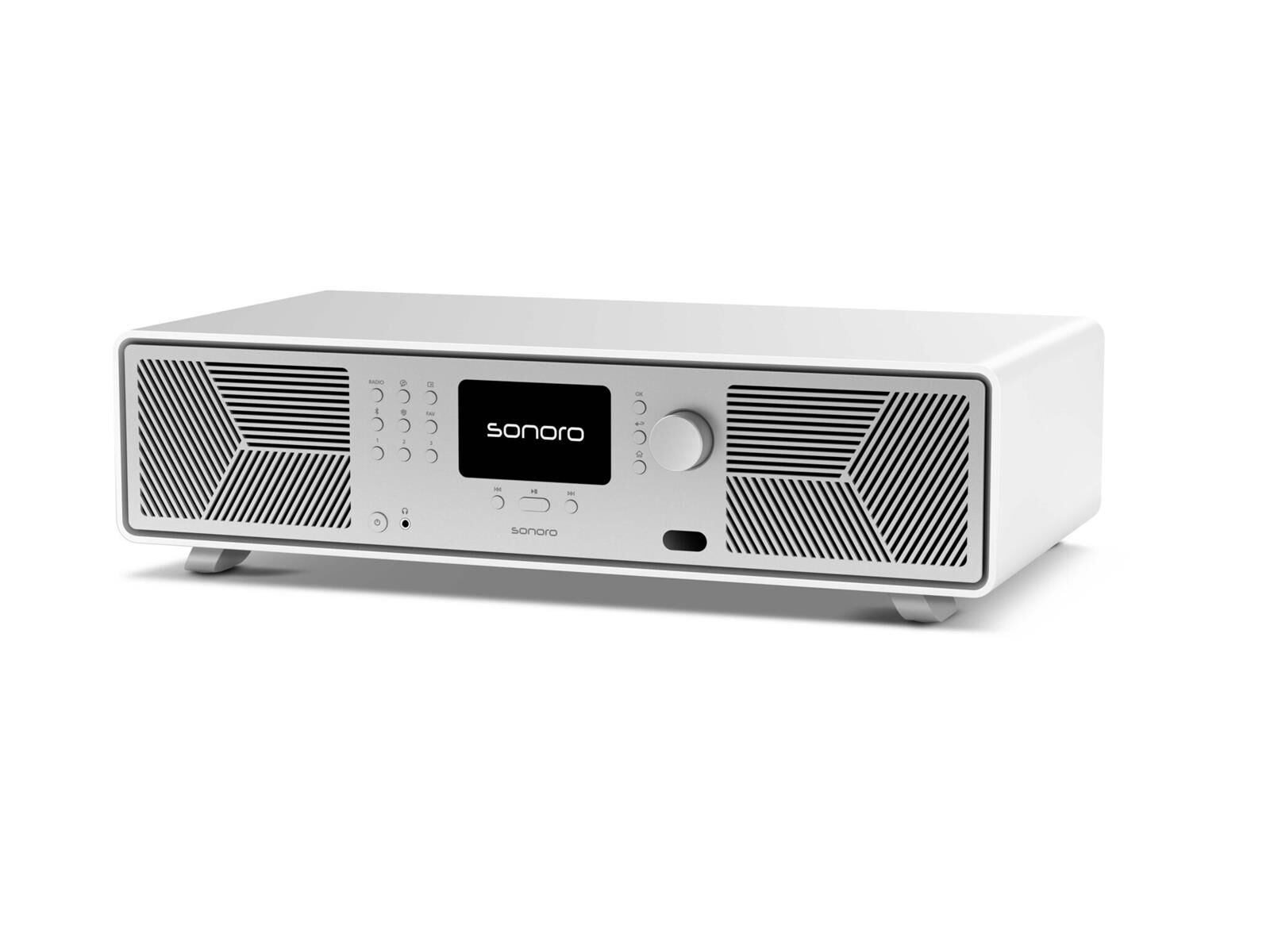 sonoro_AVATONweiß seite.jpg Sonoro Avaton kompaktes Musiksystem weiß matt/silber