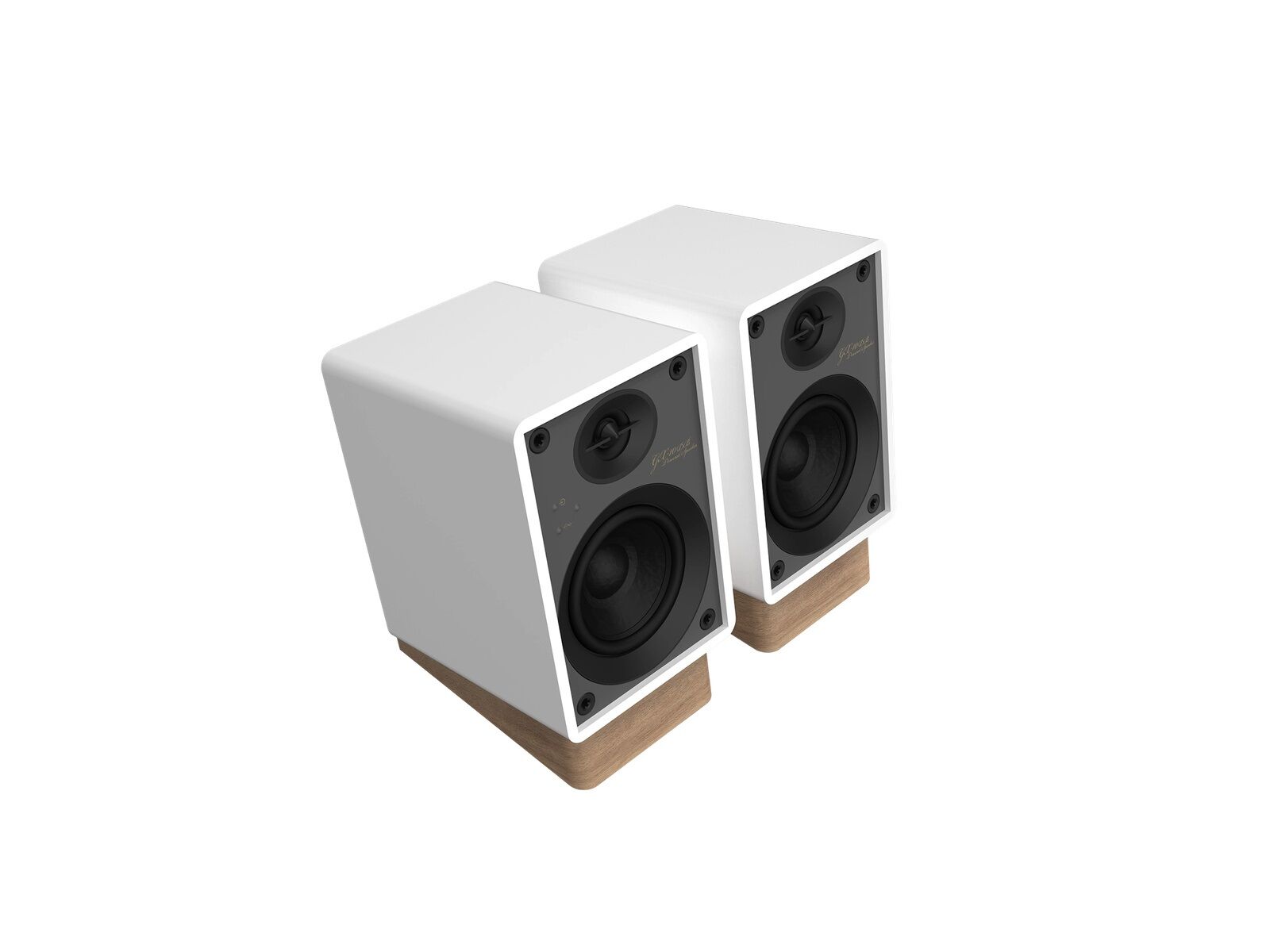 Onkyo GX 10 DB vorn2 weiß.jpg Onkyo GX-10DB Aktiv Regallautsprecher (Paar) weiß