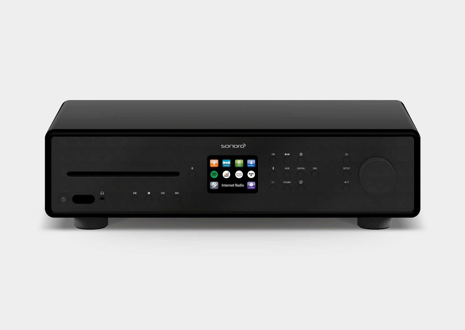 Sonoro Maestro Stereoreceiver Schwarz Matt